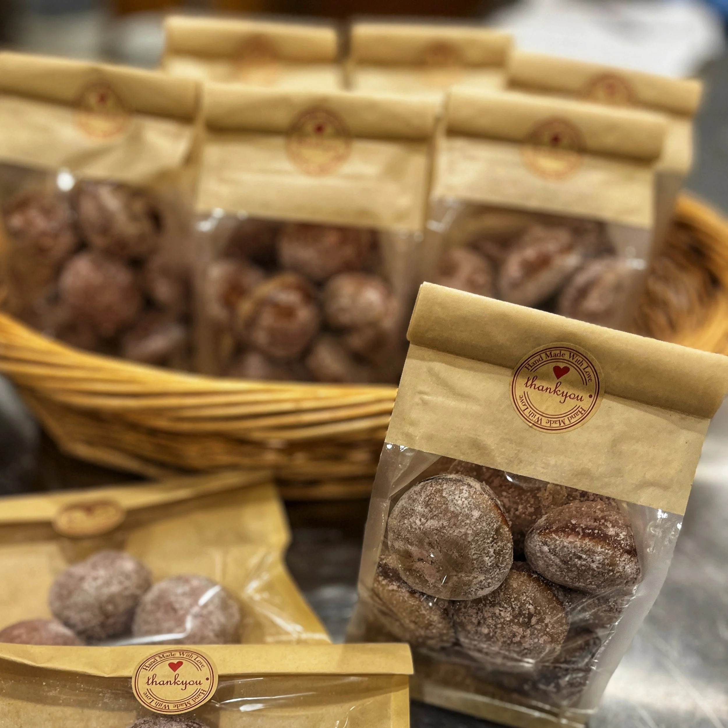Sourdough Concord Grape Donuts