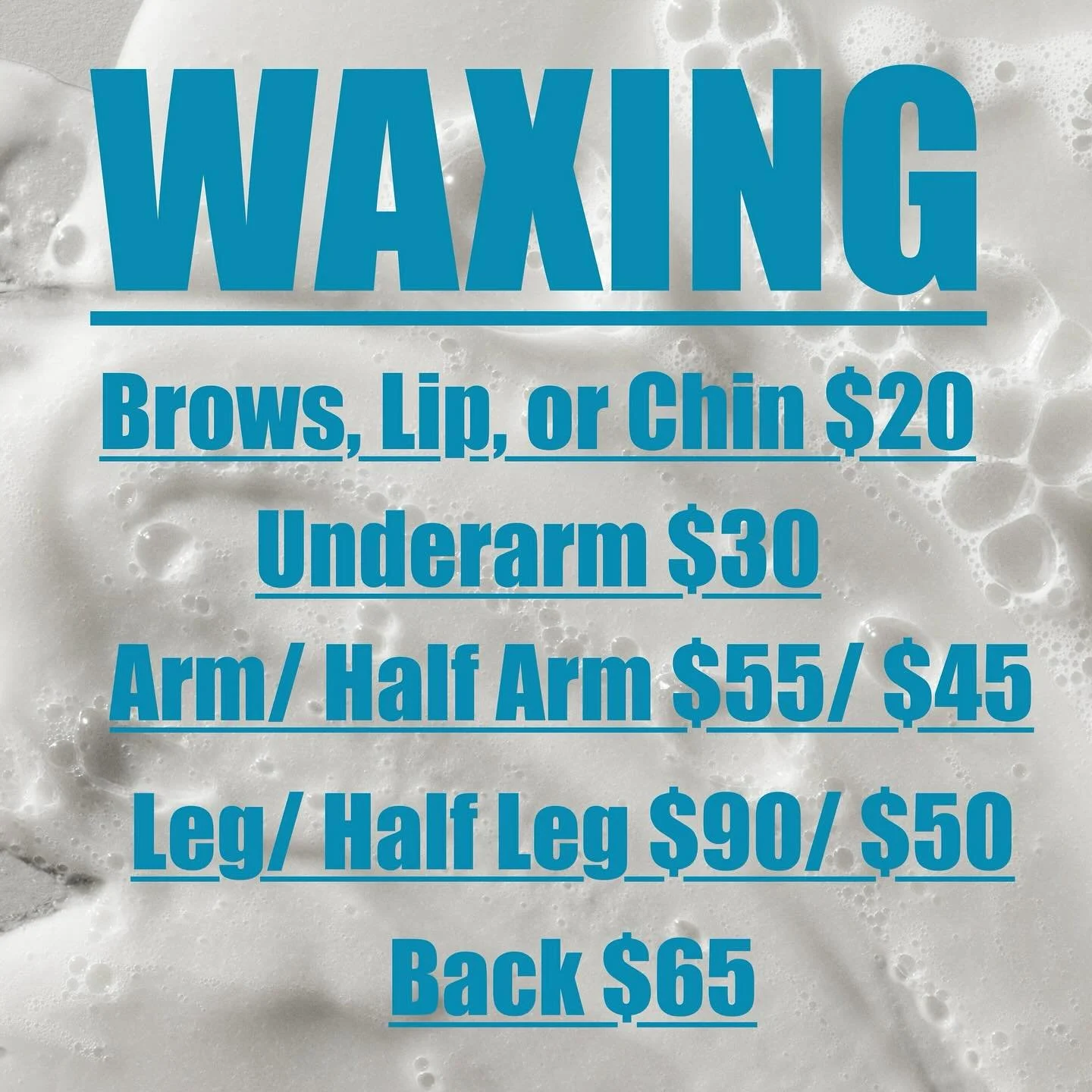 Pure is now offering waxing services 🌊