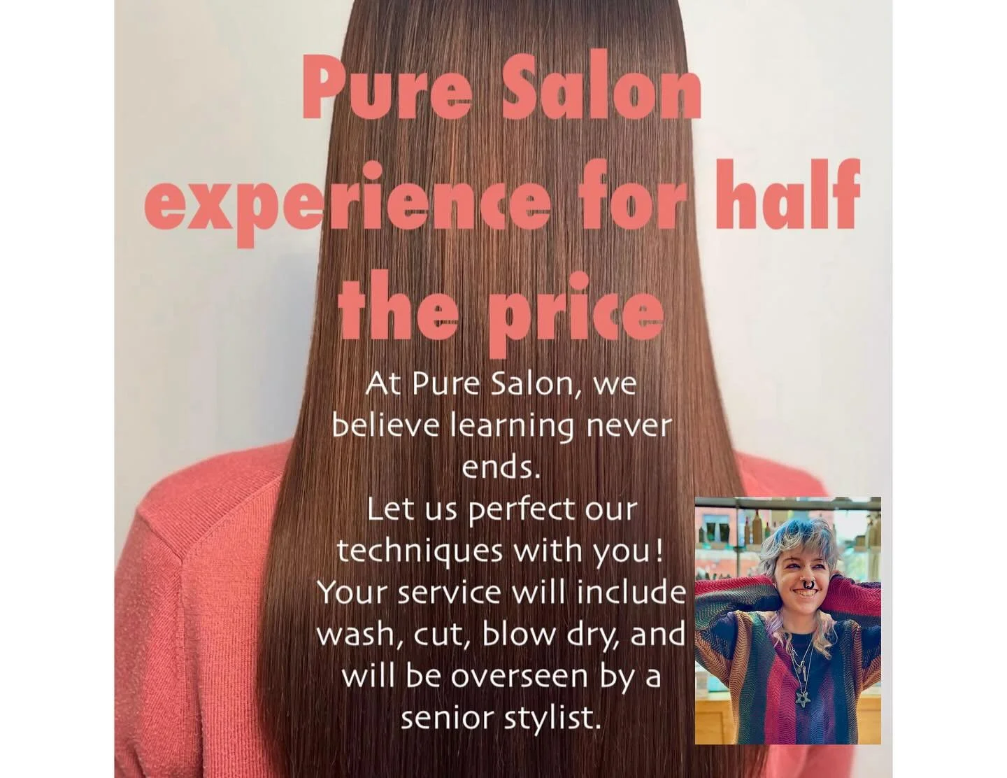 Deft is offering $30 haircuts to practice his techniques. This full haircut service will be overseen by a senior stylist.  If you&rsquo;d like to book, please call us at (503) 287-0800 ✨
