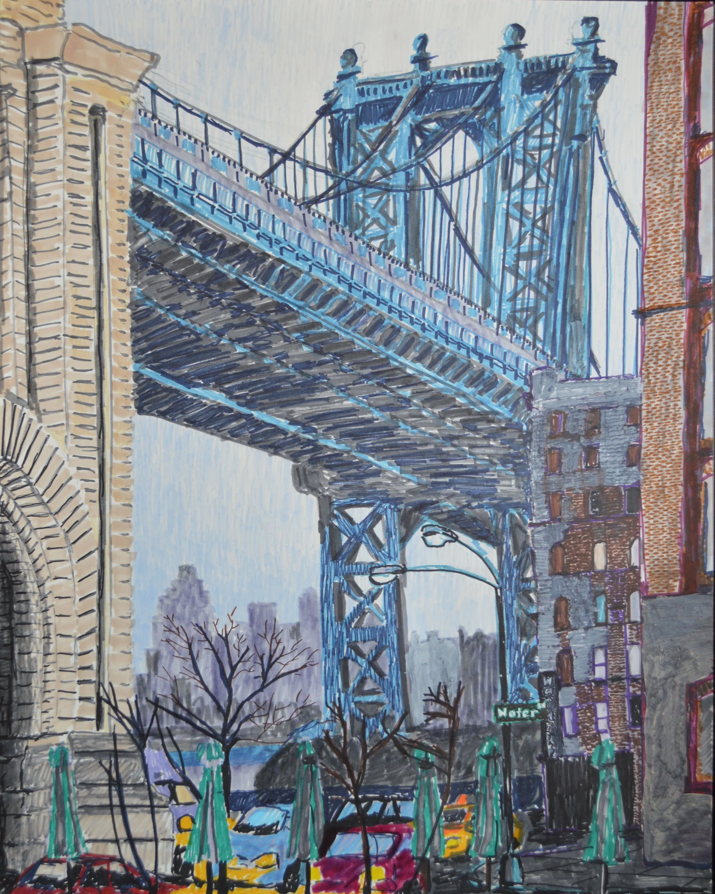 Manhattan Bridge in Rain.JPG