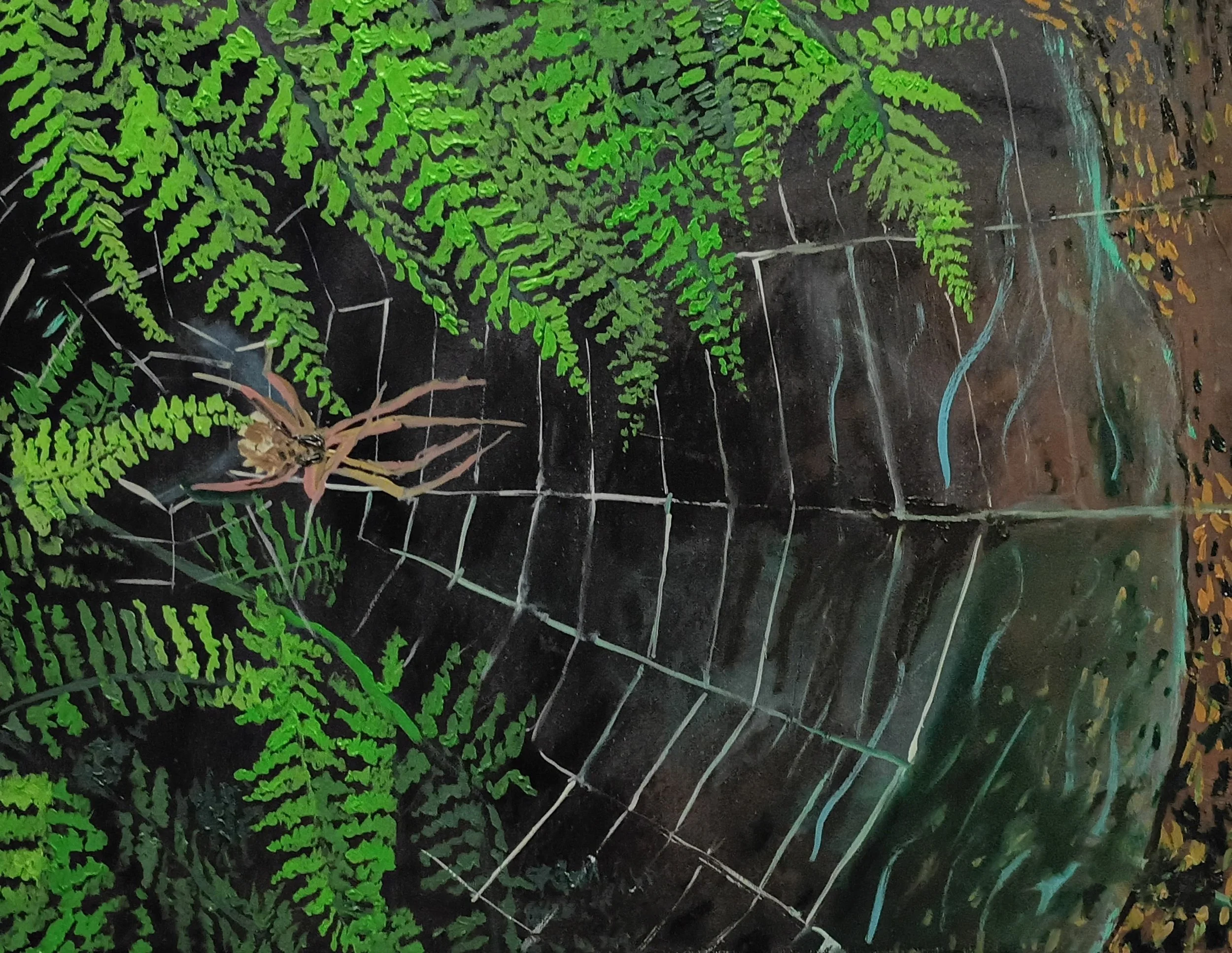 Fishing Spider, 18 by 22 inches, 2026