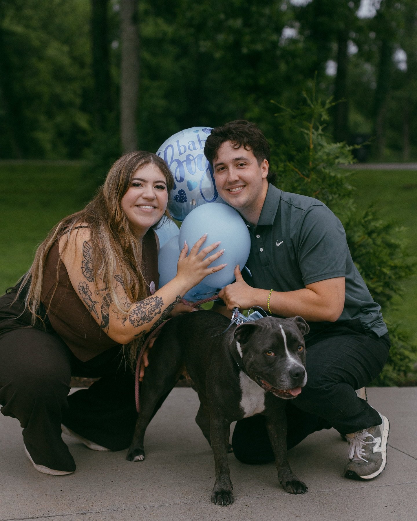team blue wins &mdash; your boy is going to be an uncle 👨🏻🐾