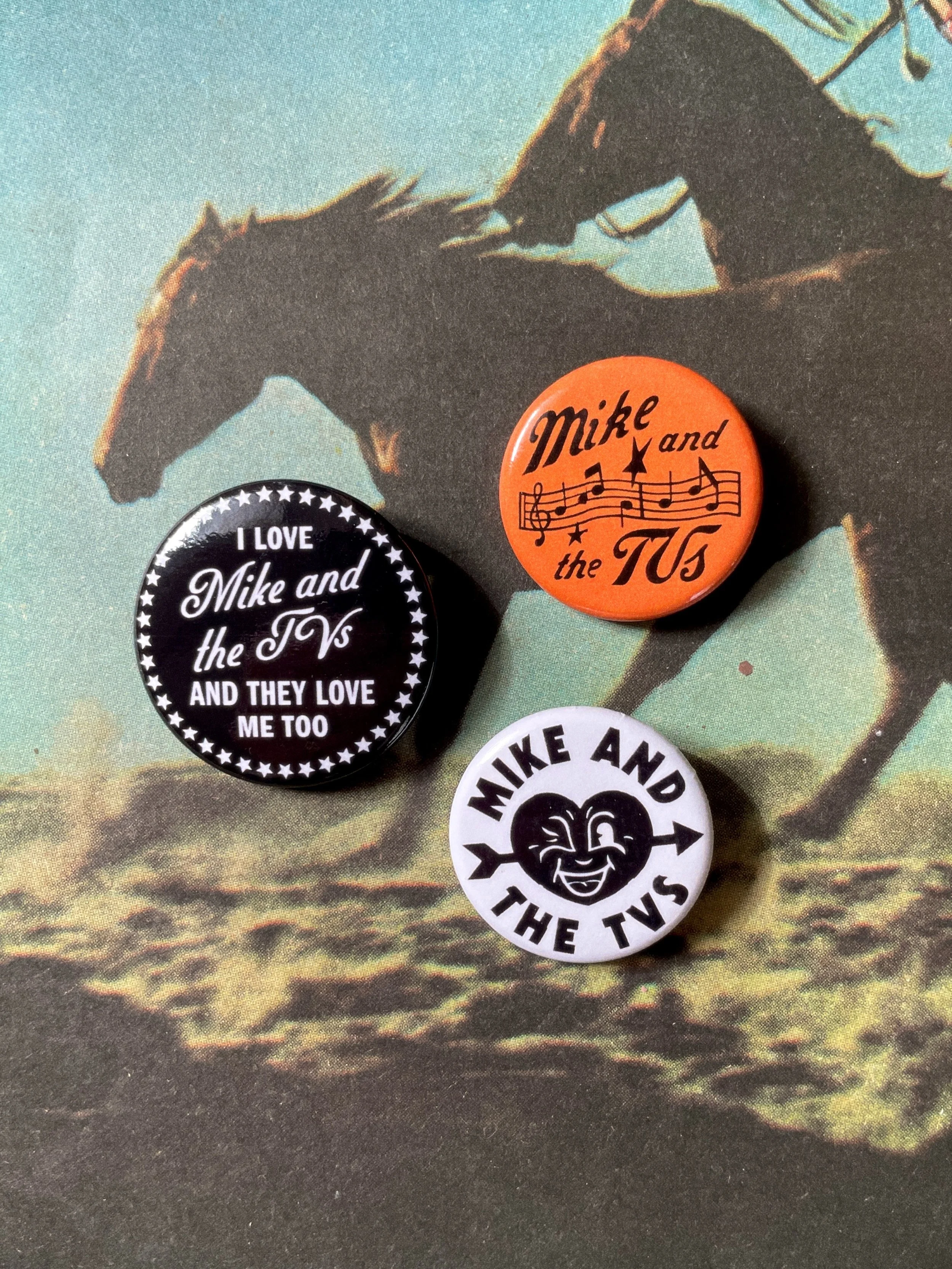 Pin designs for @mikeandthetvs 🎶