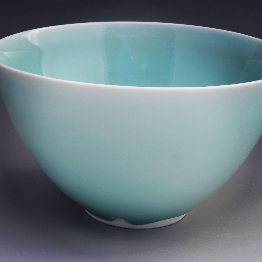 Celadon bowl, porcelain