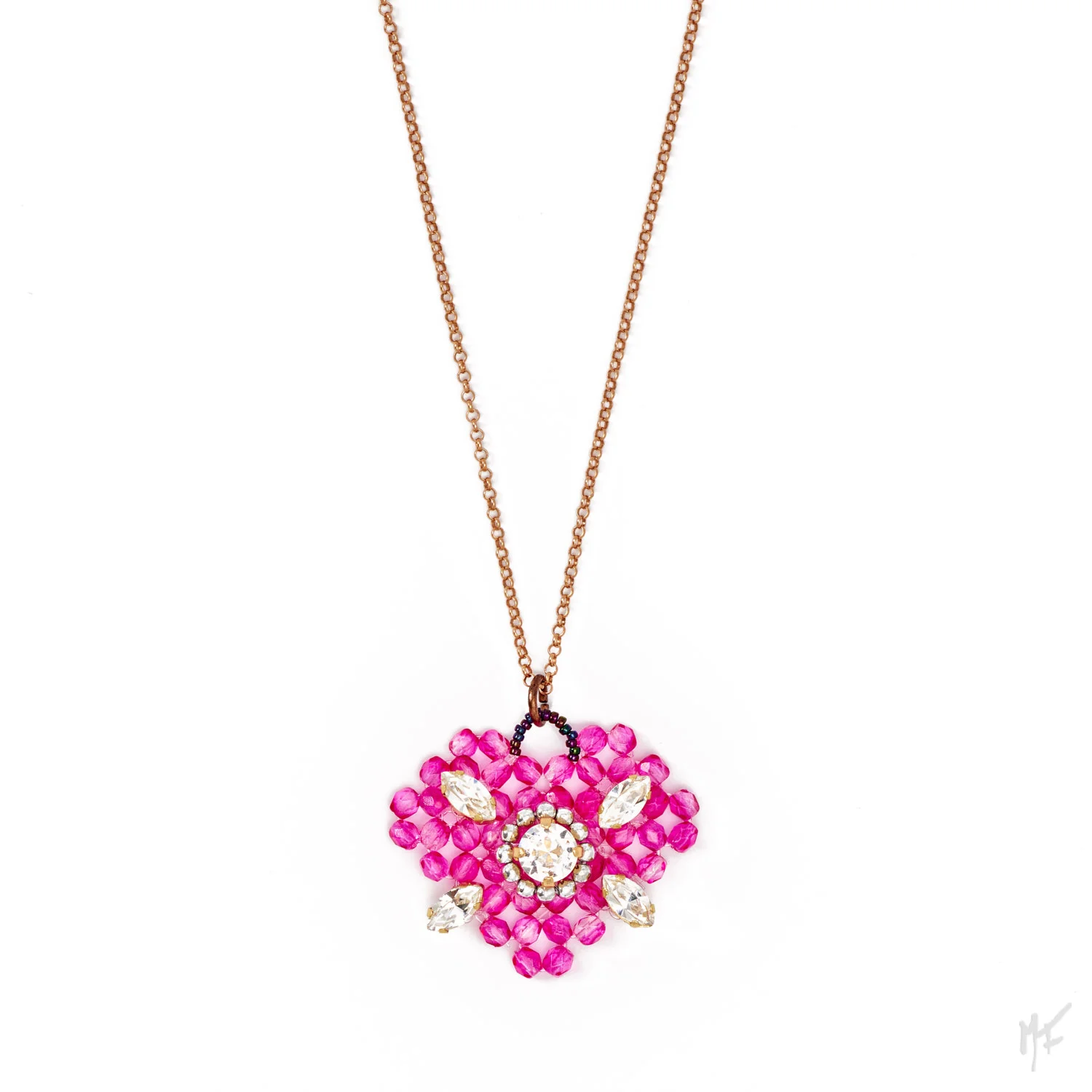 Heart Fuchsia_det