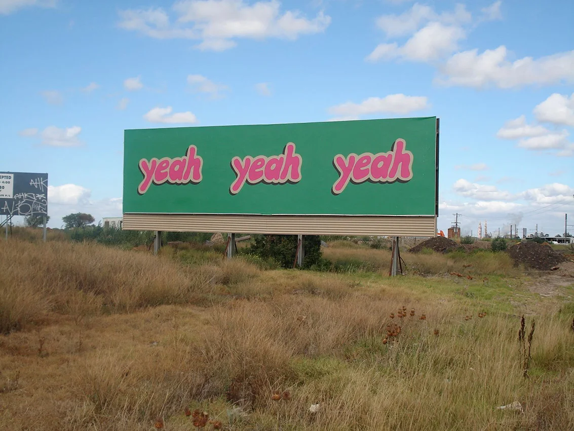 Yeah Yeah Yeah, (billboard)