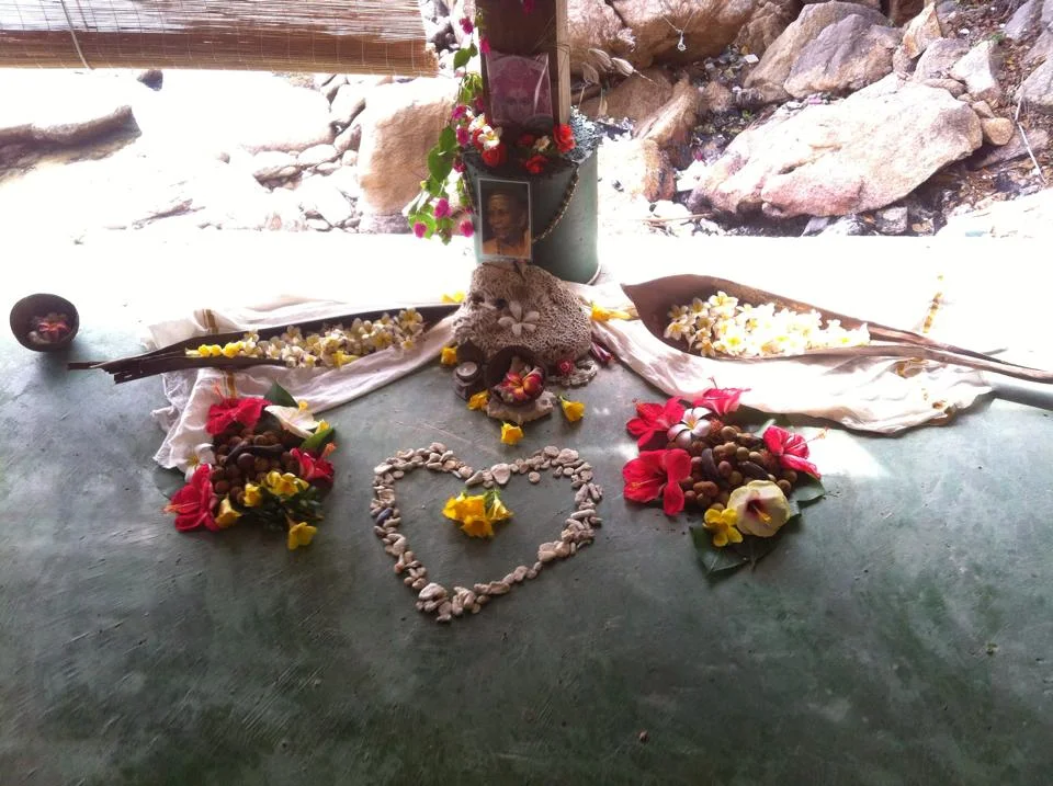 Altar created by our students in Thailand...