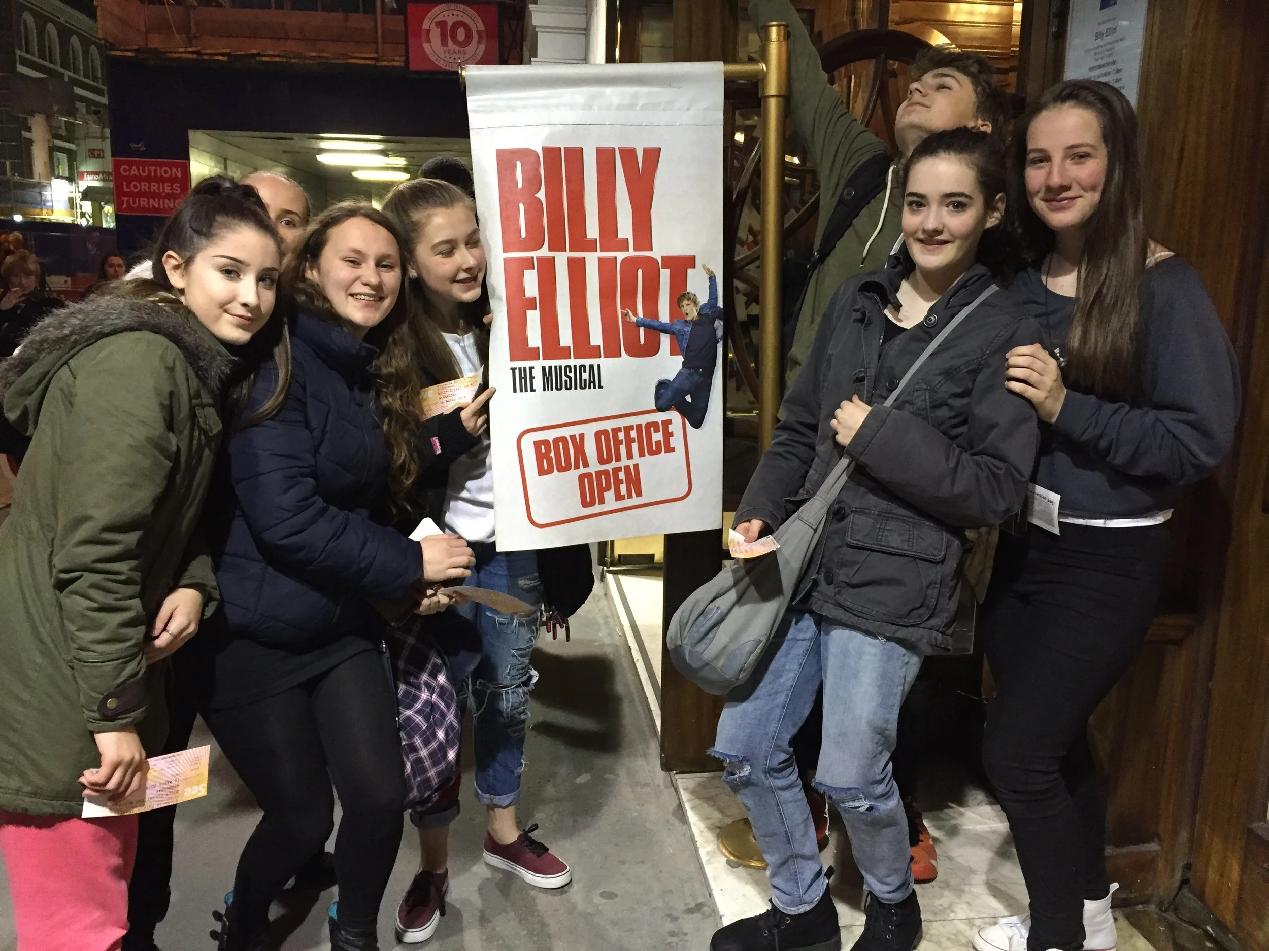We saw Billy Elliot last March which featured past ITW teacher Sharon Sexton in the cast!