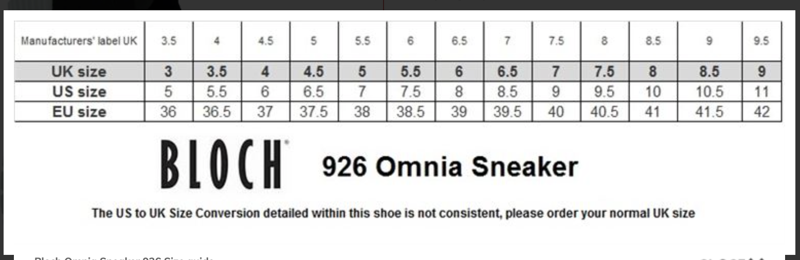 bloch omnia dance sneaker