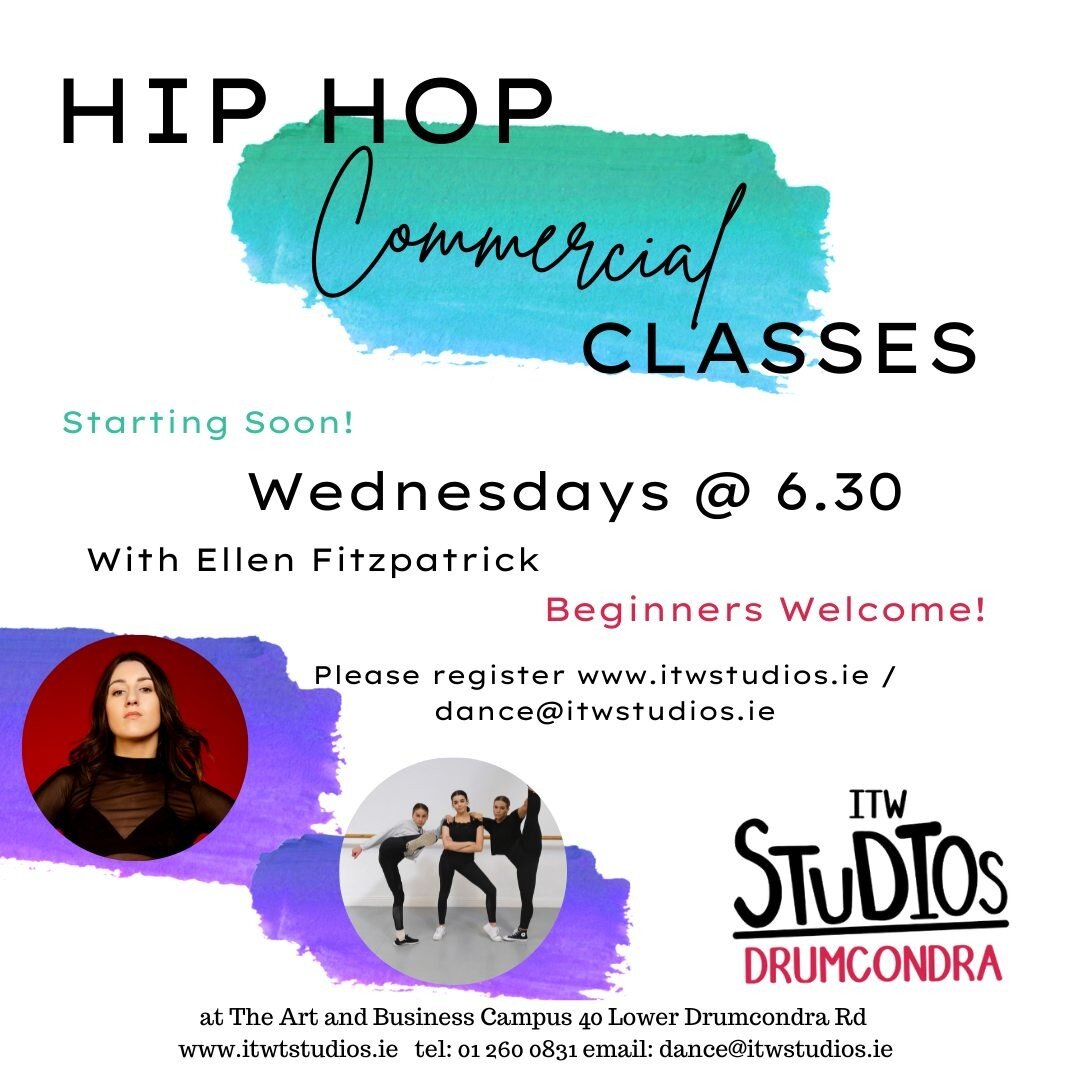 Our Drumcondra Dance Department have lots of classes on offer to Children and Teenagers of all abilities - beginners always welcome! Why not give us a try? We have a wide range of dance styles available - contact dance@itwstudios.ie or www.itwstudios