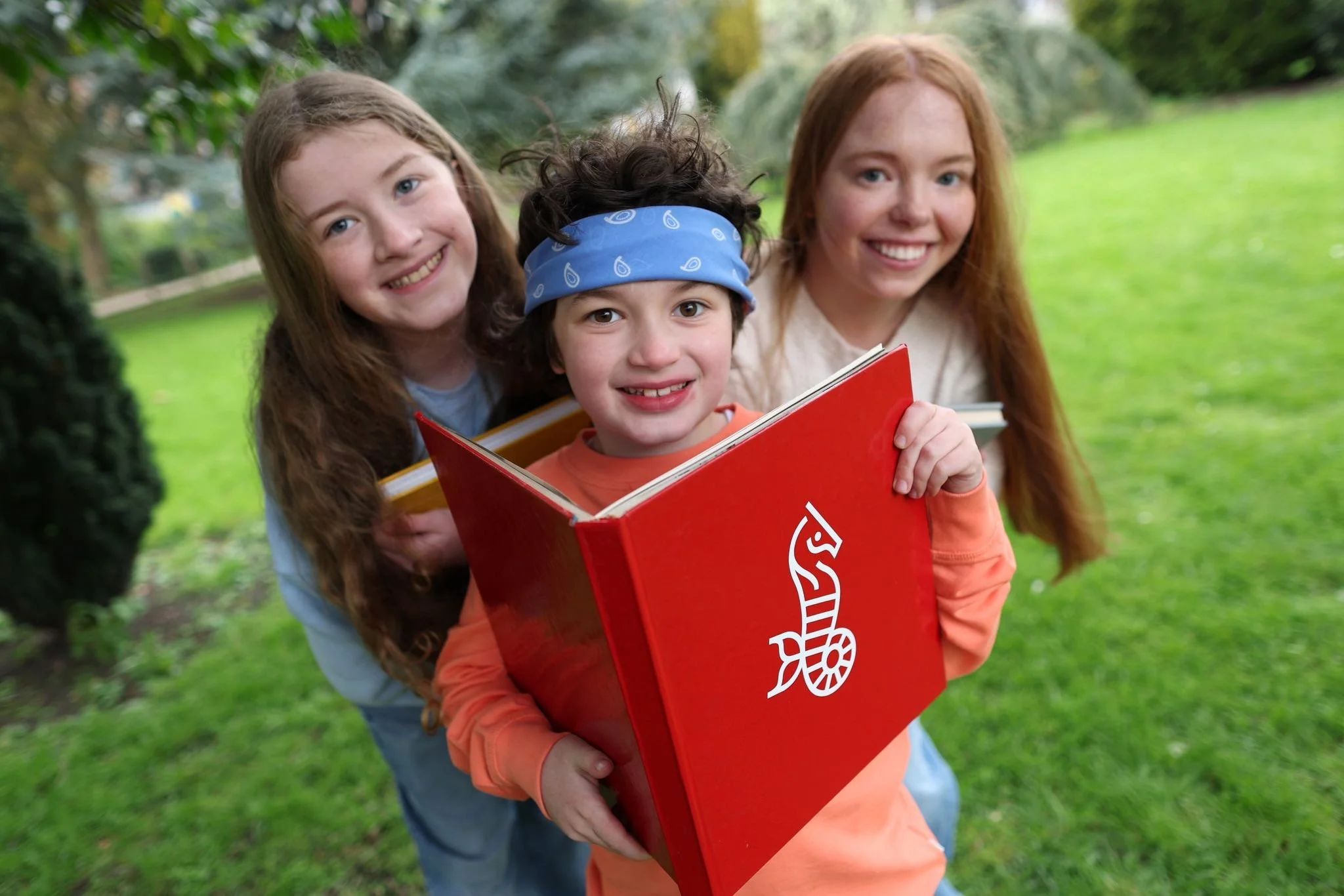 Ewan and Lauren Gaster in a photoshoot for International Literature Festival Dublin