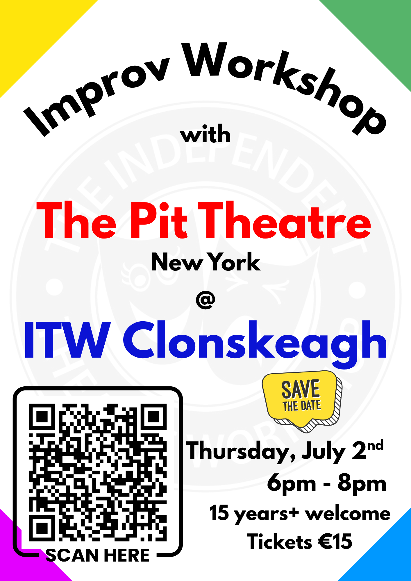 IMPROV WORKSHOP w/ The Pit Theatre