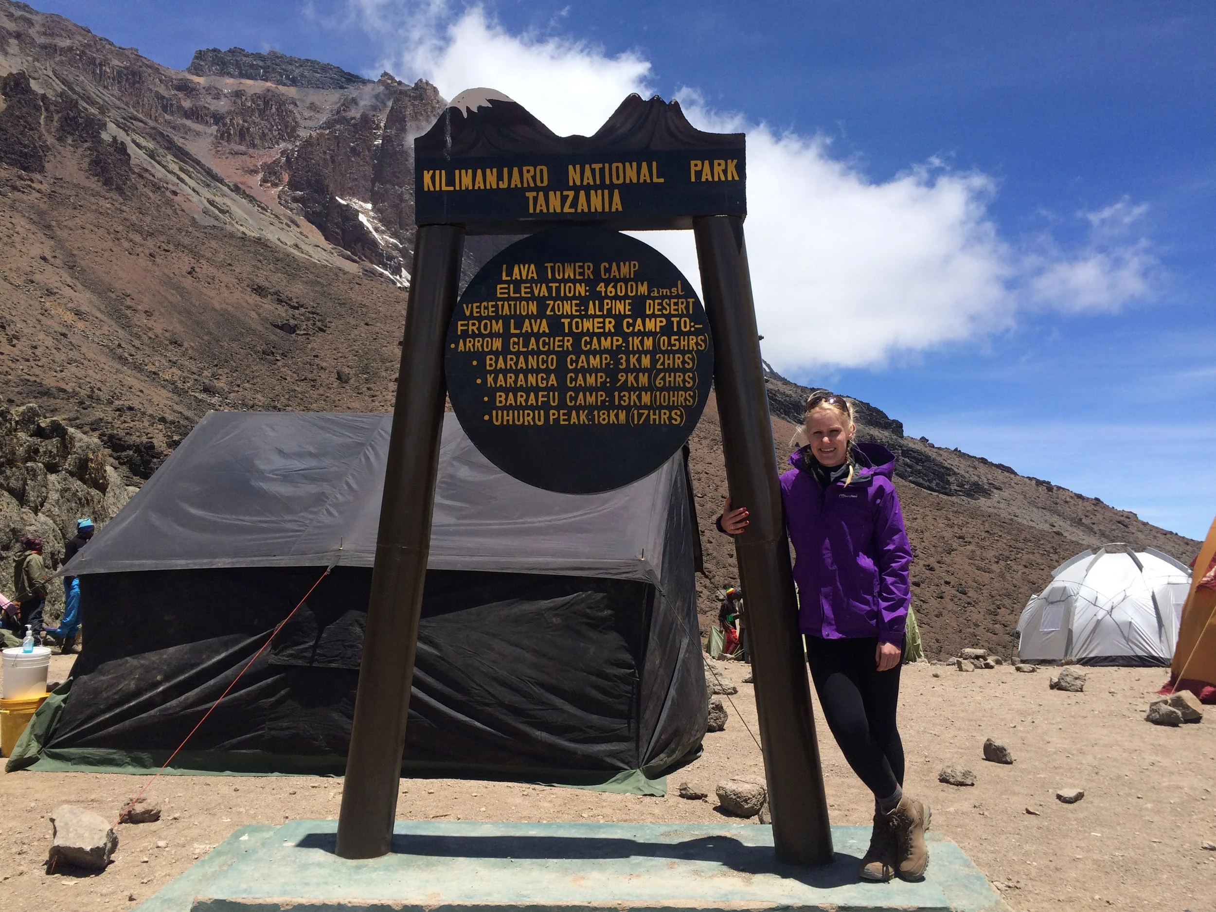 Lava Tower, Mount Kilimanjaro, 4600 metres