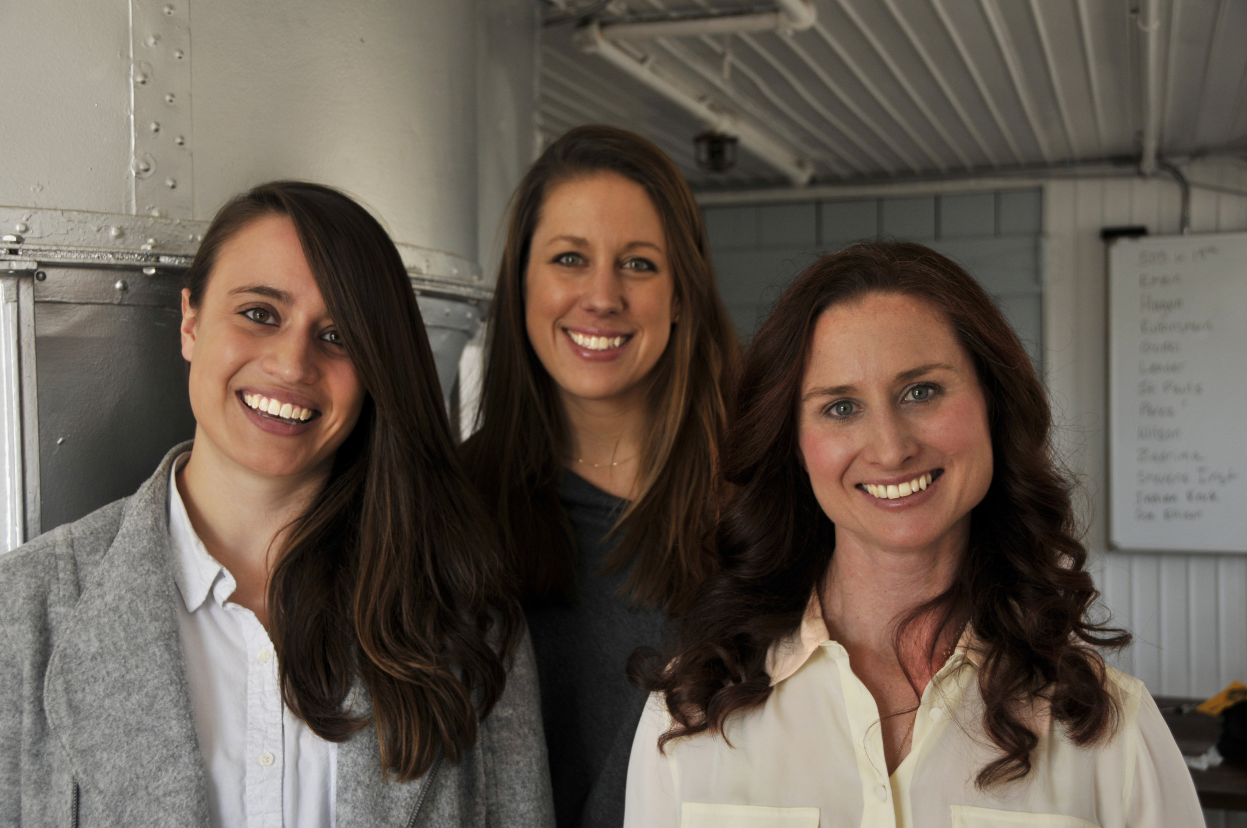 From left to right: Zoe Shively, Blythe Yost, Georgie Wells
