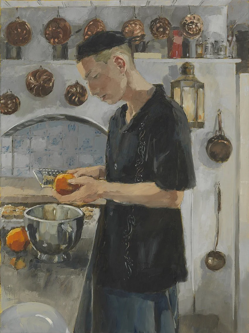 Harry Thomas Baking Queen Cakes at Town House