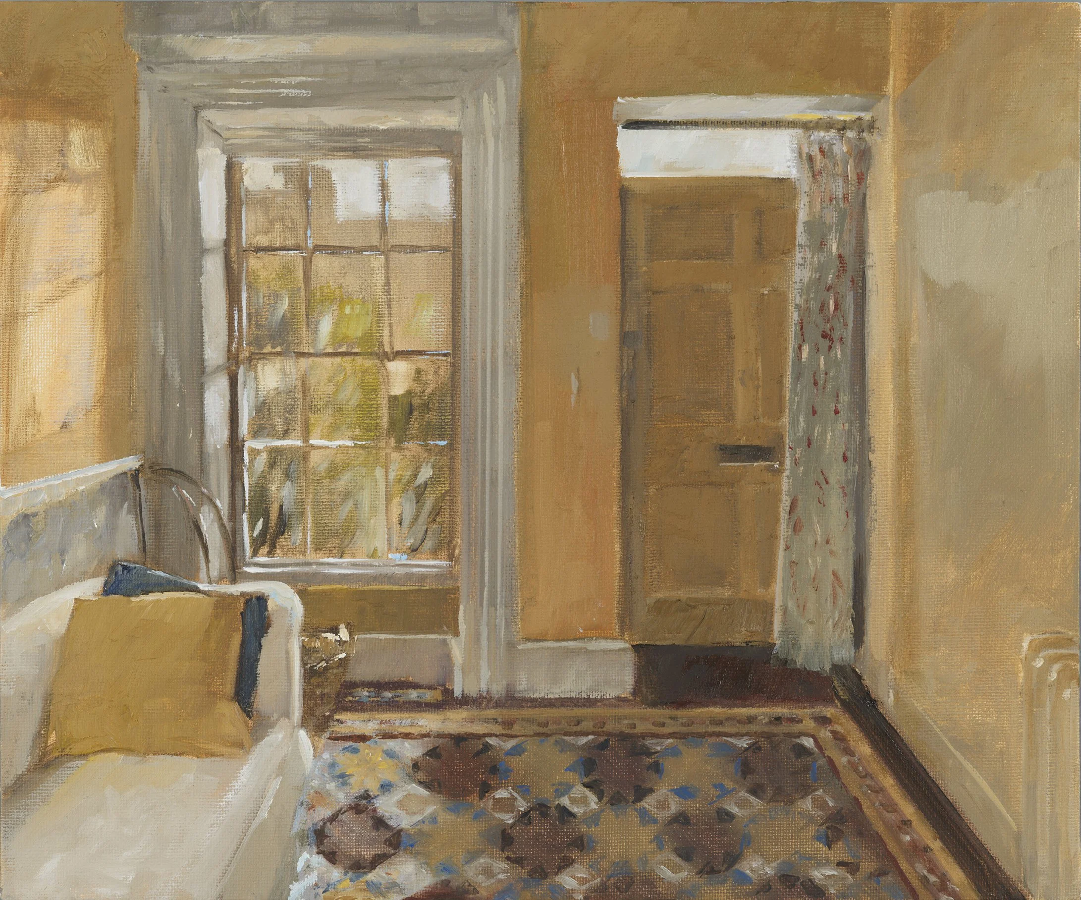 Hallway (Exhibited in 'About the Farm' at The Table, Hay-on-Wye, 2026. Painting sold.)
