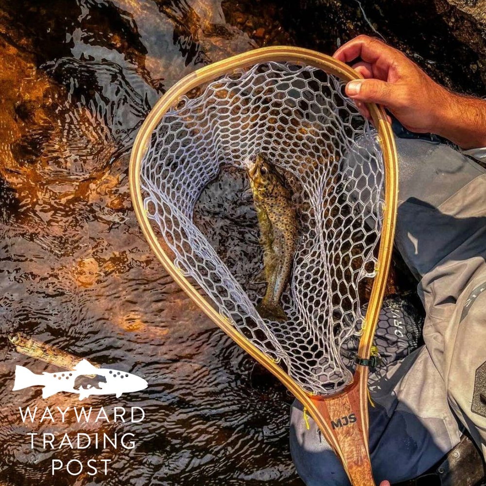 XL Steelhead - Text Engraved Personalized Fly Fishing Net for