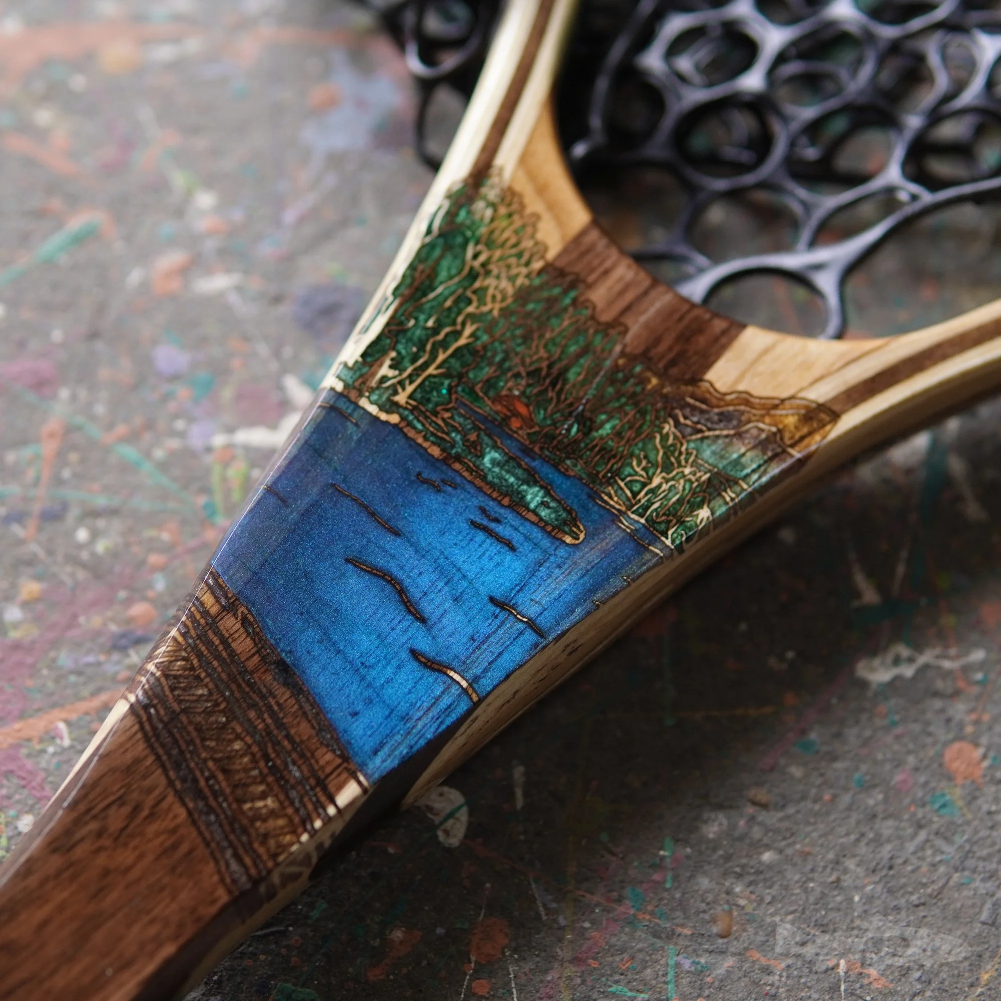 Classic Fat Jake with Custom Epoxy Landscape (Copy) (Copy)