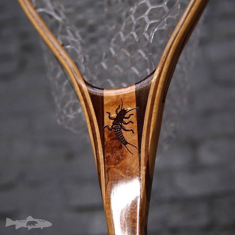 Custom Engraved Wooden Trout Net — Wayward Handcrafted Fly Fishing Gear -  made in Philadelphia USAWood Fly Fishing net - Handcrafted Custom Fly  Fishing net made in the USA