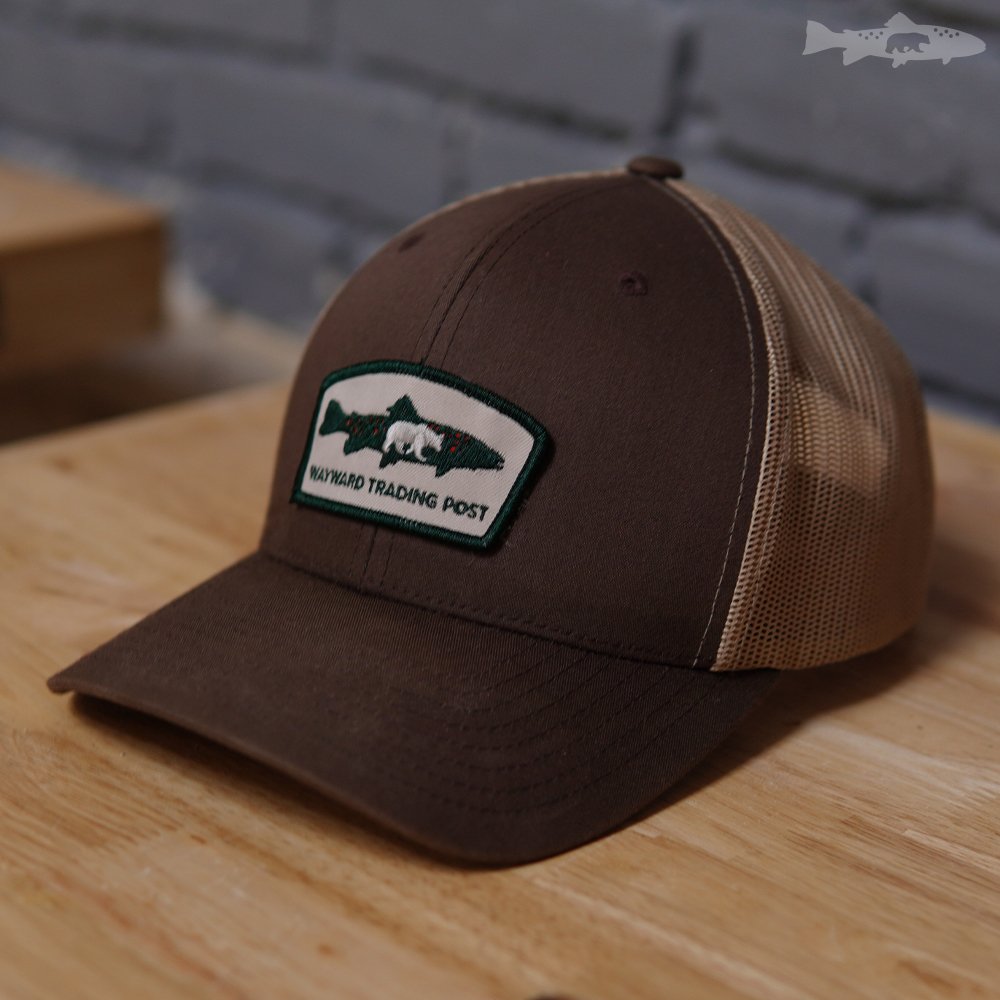 fishing snapback hats and fishing trucker hats Wood Fly Fishing net -  Handcrafted Custom Fly Fishing net made in the USA