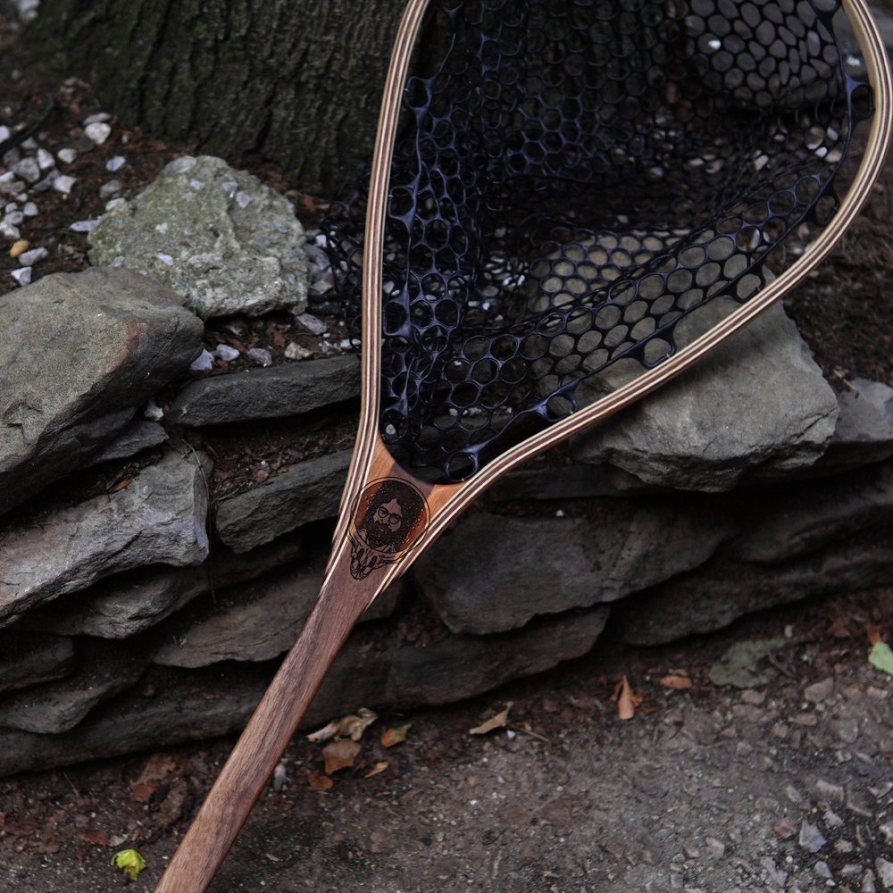 Steal Your Fish Engraved Handcrafted Landing Net - Made in