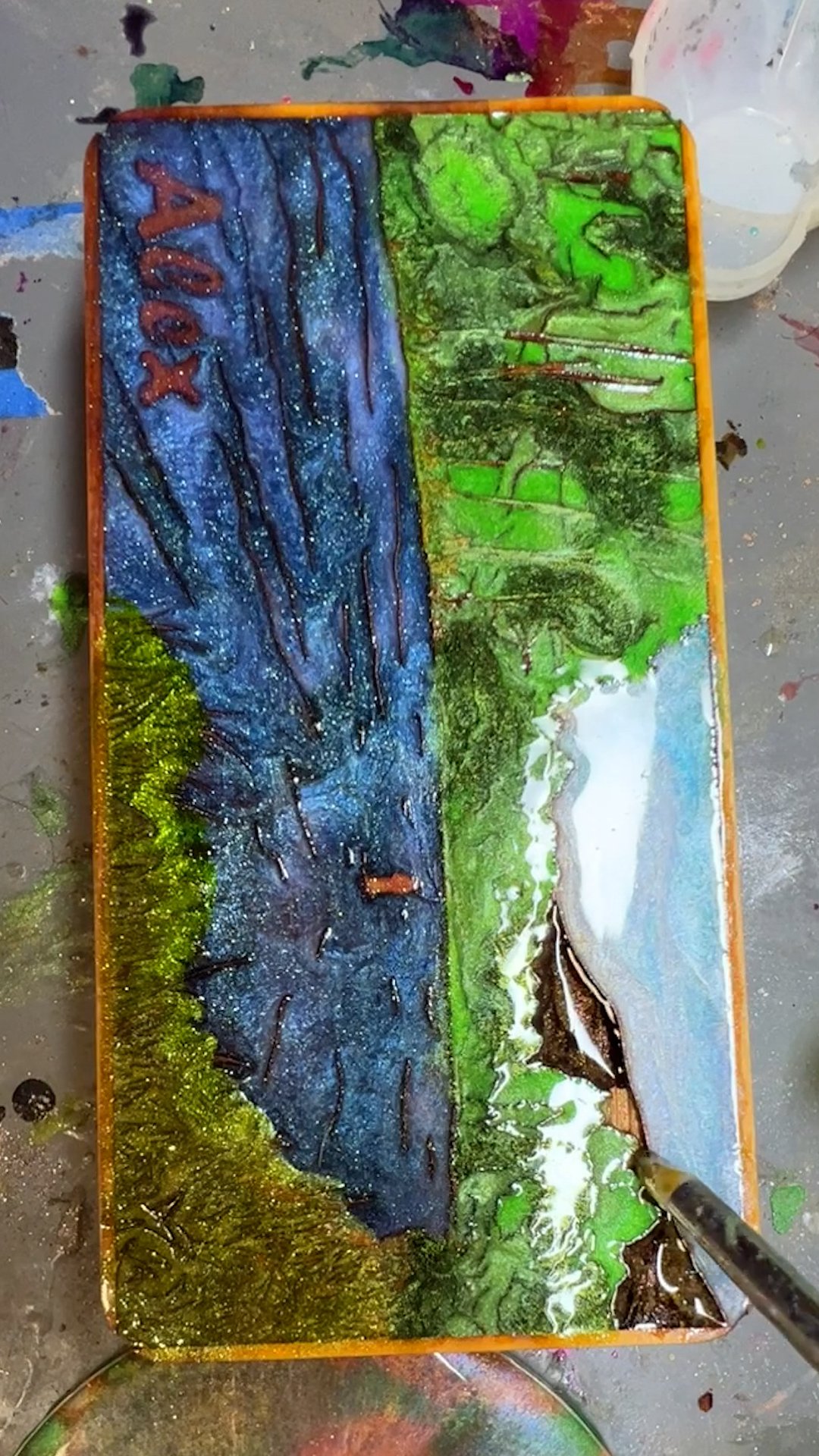 Handmade Epoxy Fly Box by Wayward Trading Post