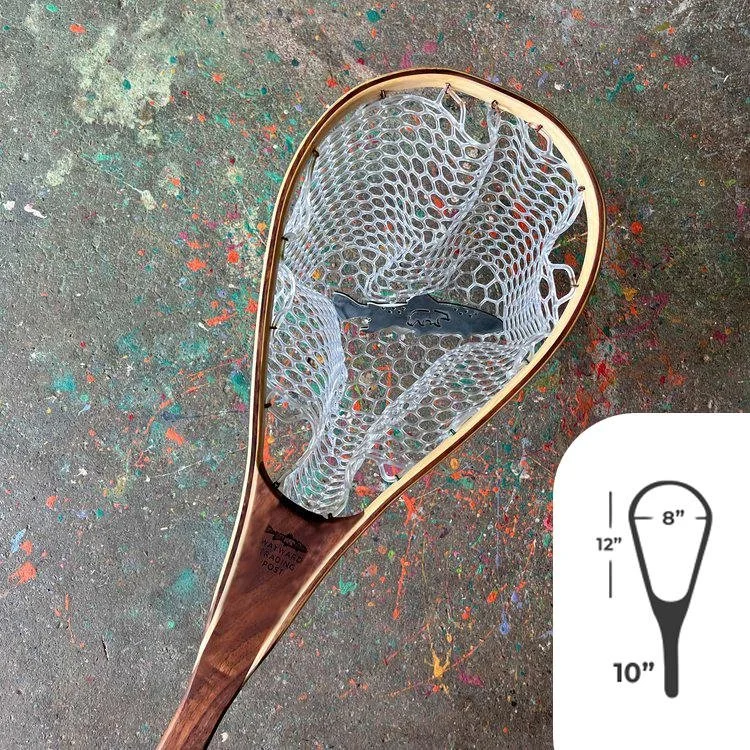 Wayward Makes handcrafted wood landing nets. This is the Little Dipper Natural Wood Fly Fishing net - Handcrafted Custom Fly Fishing net made in the USA Wayward Makes handcrafted wood landing nets. This is the Little Dipper Natural Wood Fly Fishing net - Handcrafted Custom Fly Fishing net made in the USA