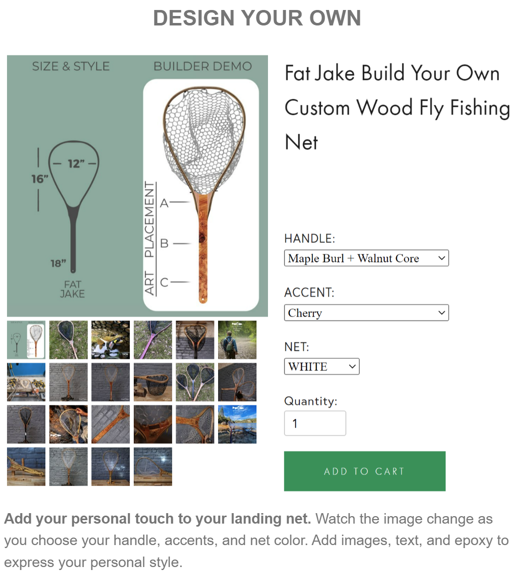Handcrafted Wood Fly Fishing Nets Unveiling the Mermaid Net and
