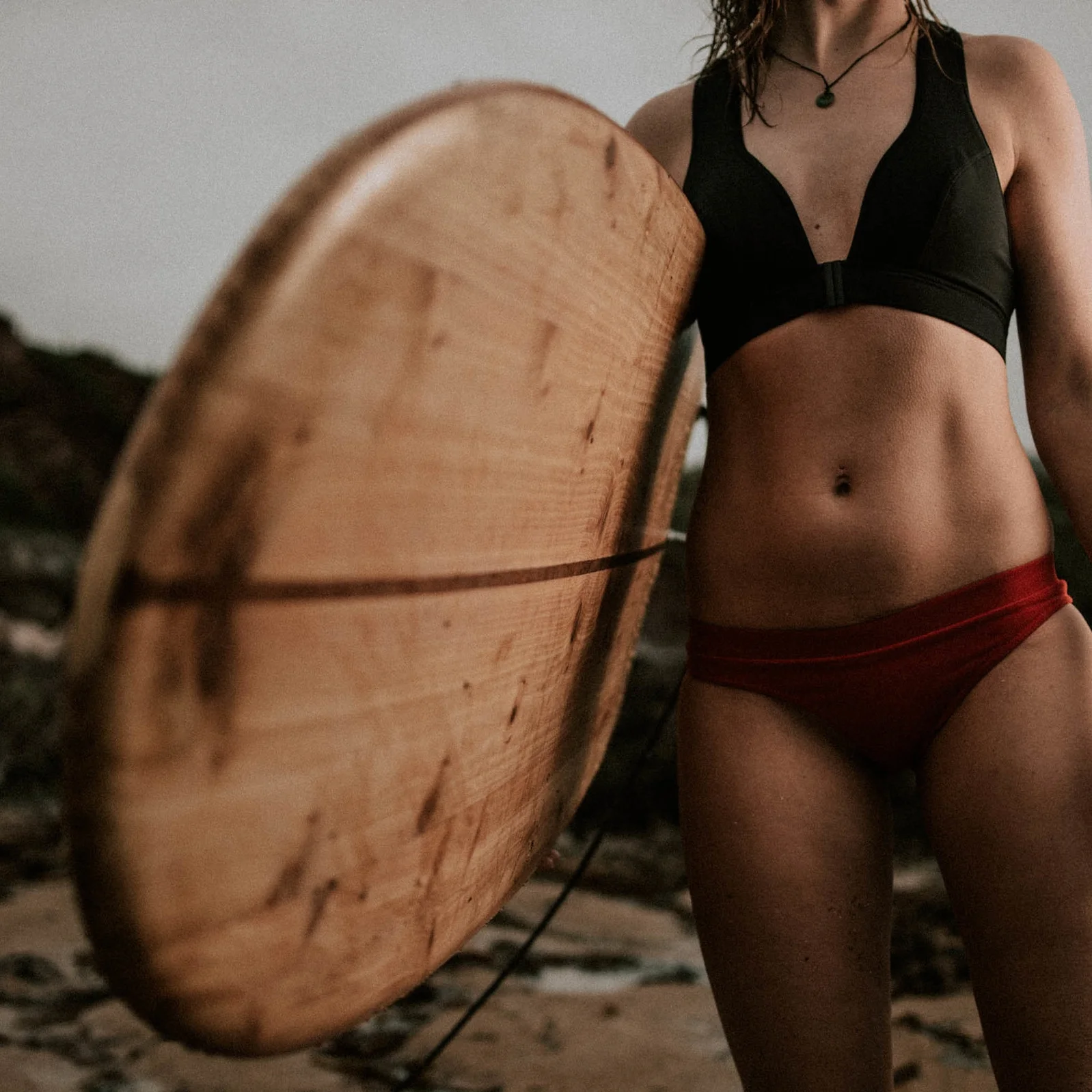 Davy J Black Bikini Top