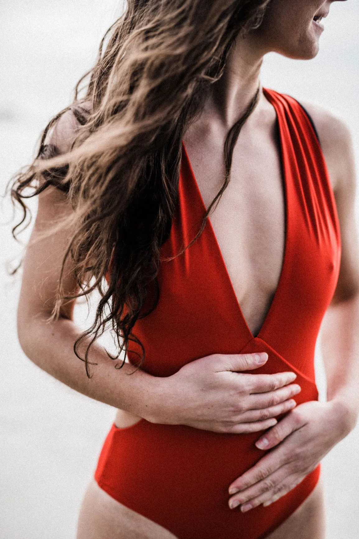 Davy J Cut-out Swimsuit - Red4.jpg