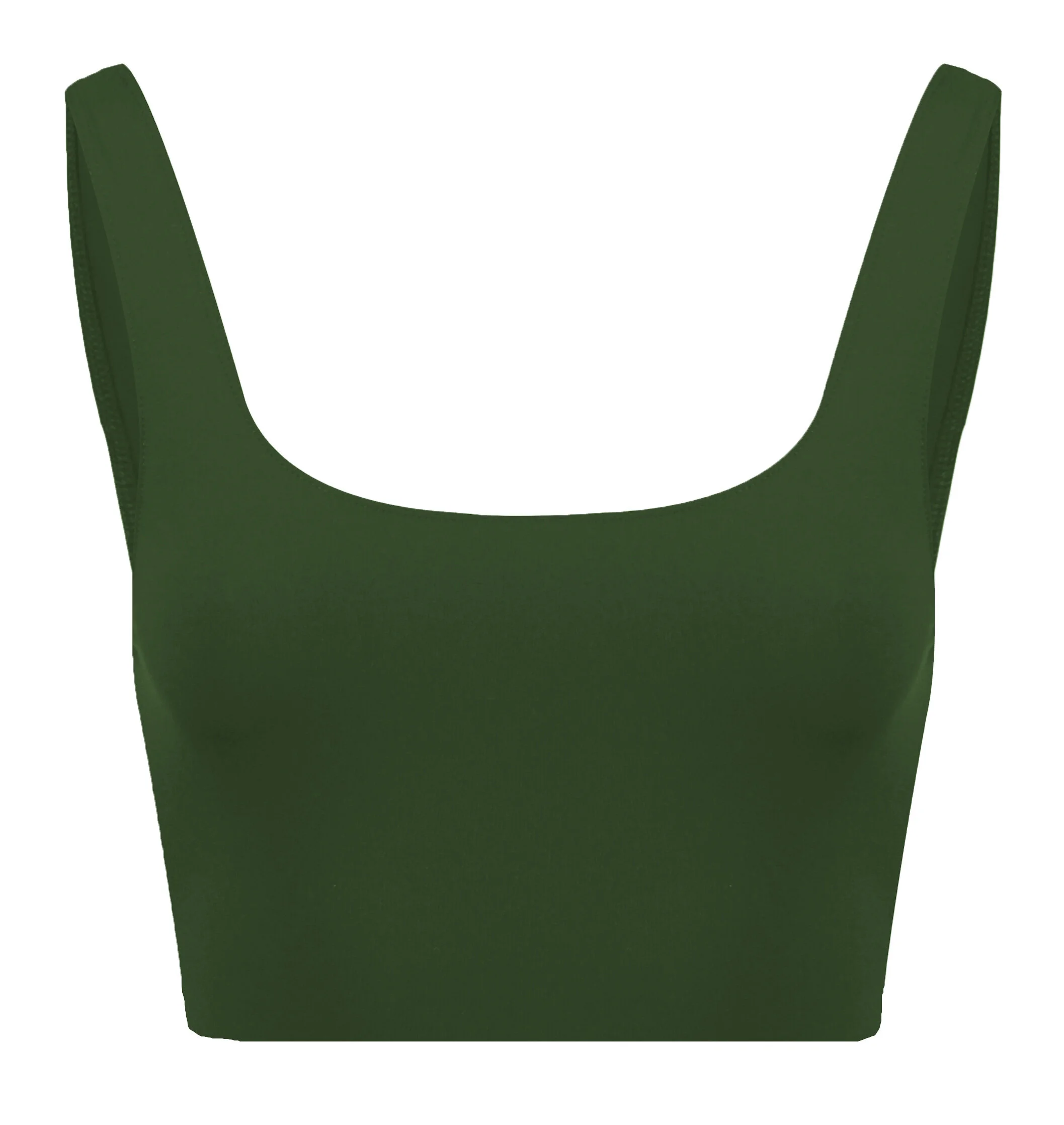 bikini top olive green