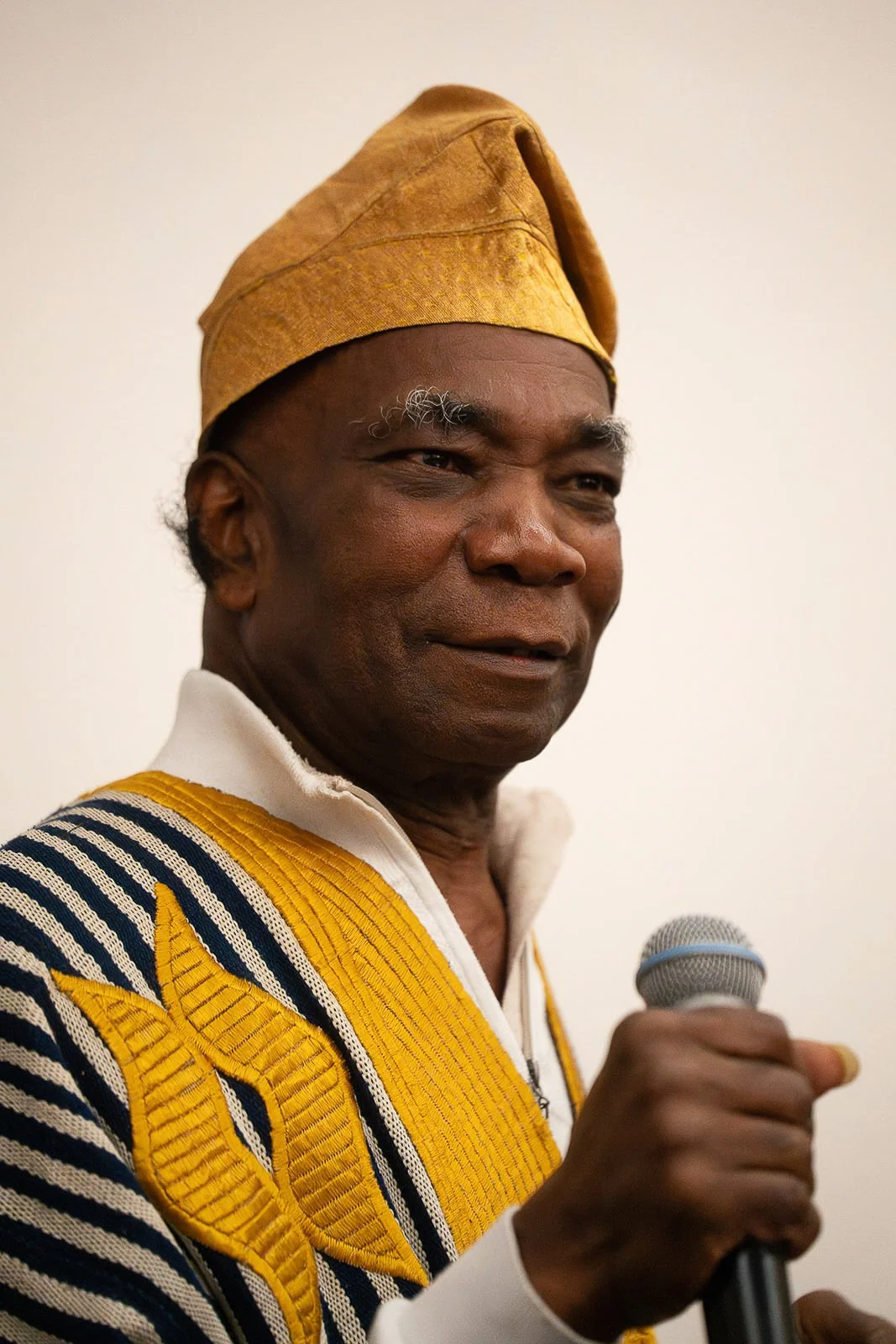 Dennis Bovell inside Peter Doig's House of Music, Serpentine, 2026