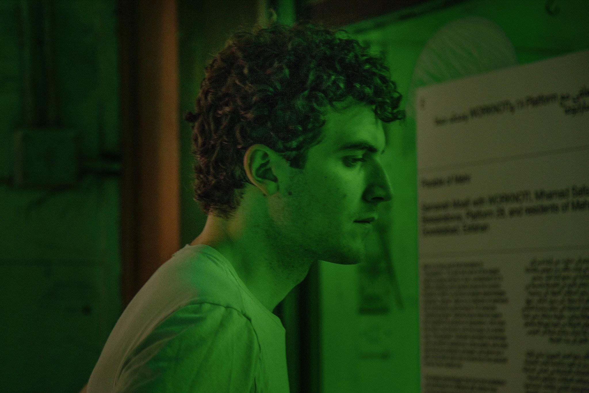 Nicolas Jaar at the Sharjah Architecture Triennial opening programme, Sharjah, UAE, 2019