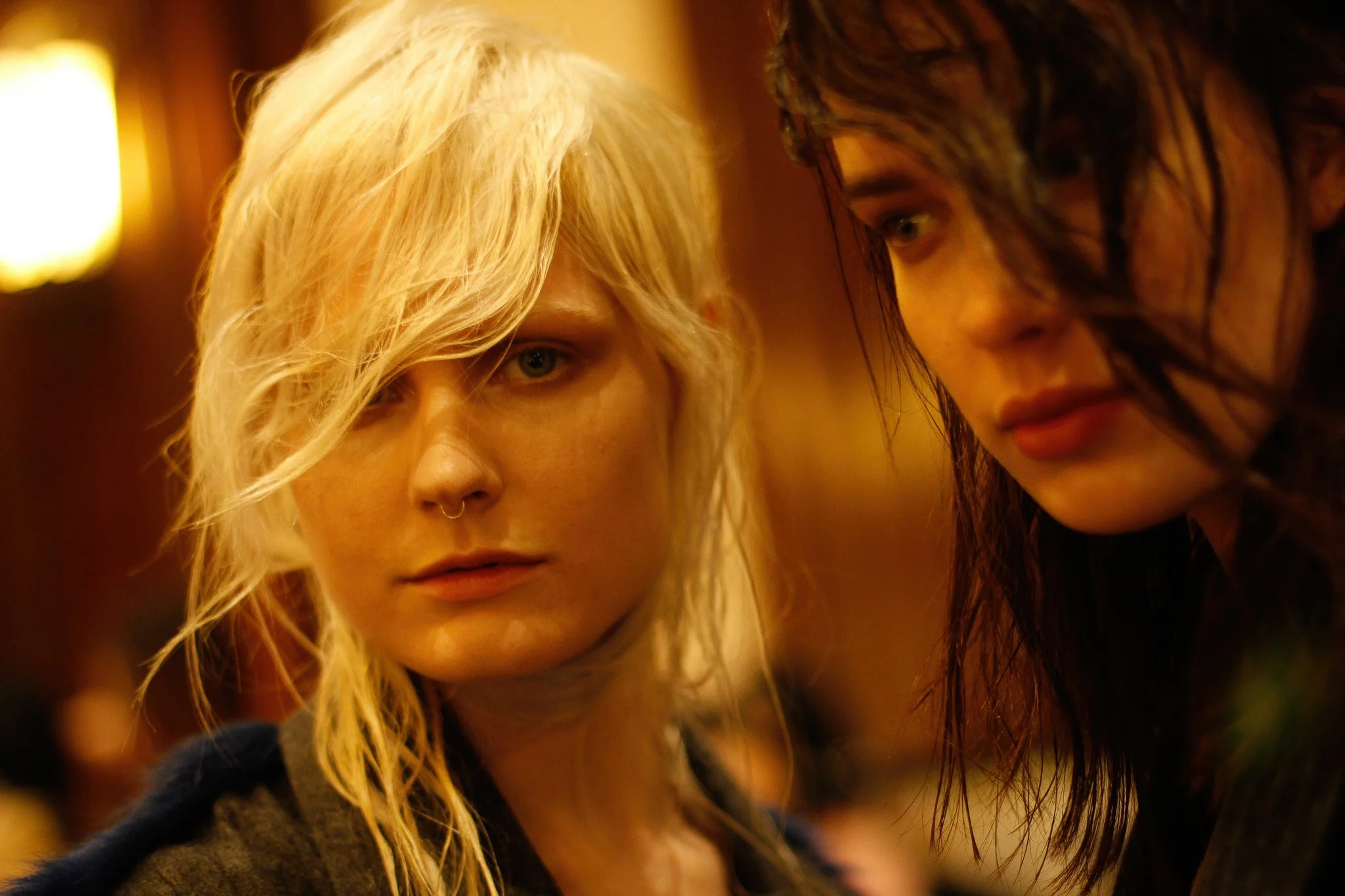 Backstage at London Fashion Week: Jamie Wei Huang AW15, Brewer Street Car Park, London, 2015