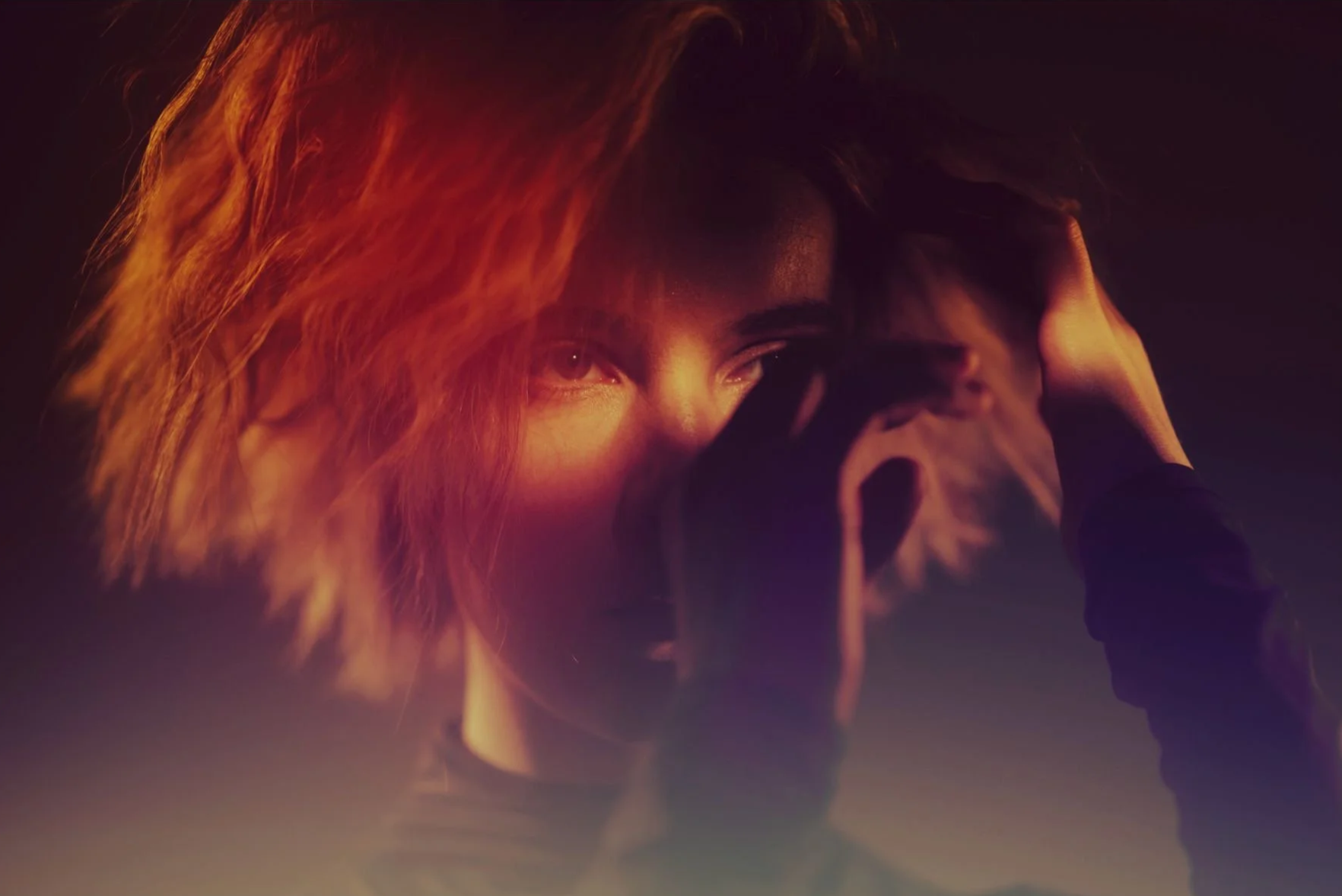 Blade Runner–inspired portrait of Talie Eigeland photographed by Ian Gavan