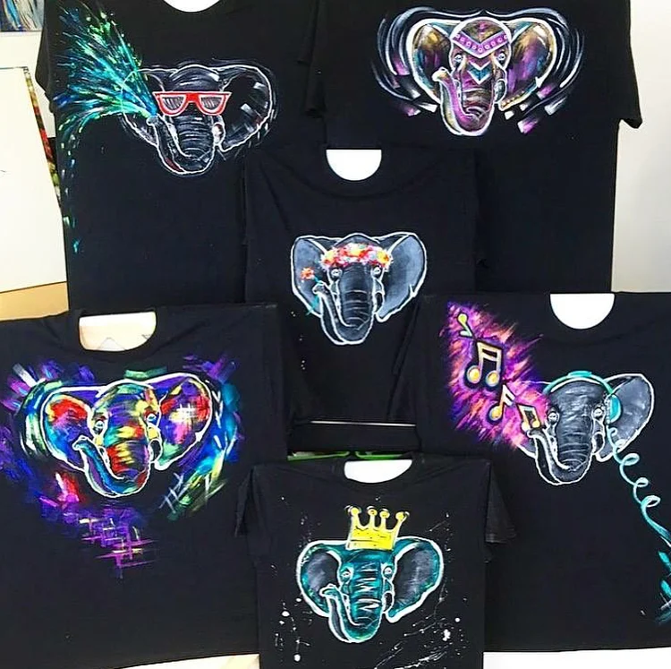 Elephant Shirt Collaboration w/Colello Creations