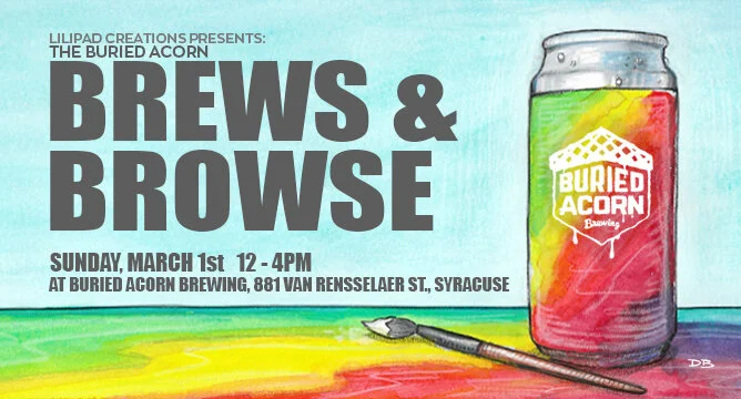Brews &amp; Browse @ Buried Acorn Brewery