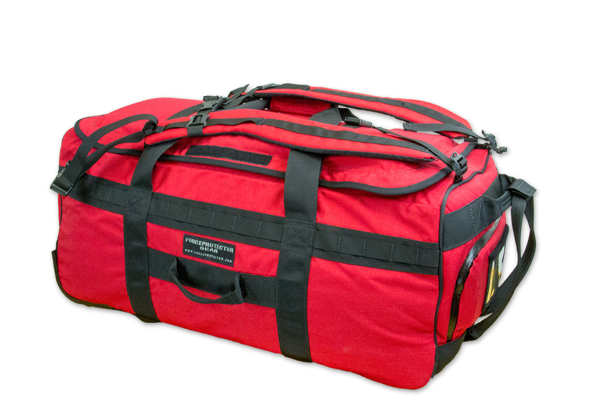 Removable shoulder straps allows the bag to be easily transported over long distances and in stairwells.