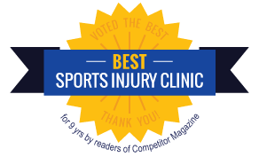 Best Sports Injury Clinic for 9 years by readers of Competitor Magazine