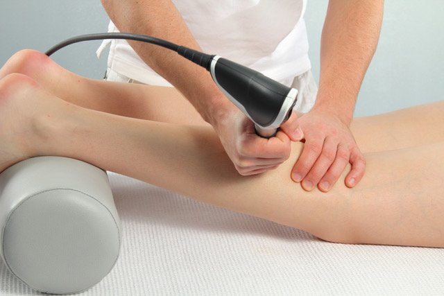 Shockwave Therapy for the calf (lateral gastrocnemius)