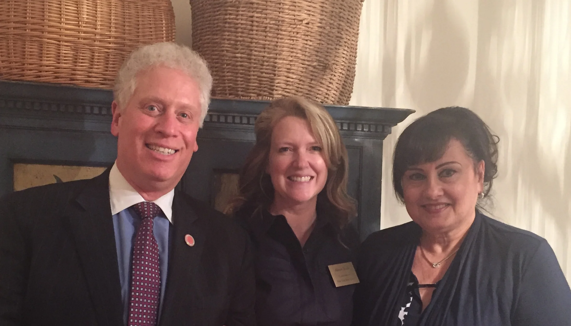 PRDC Vice Chair Ali Boak with County Legislator Mike Kaplowitz and Christine Robbins, Chair of the Northern Westchester Coalition
