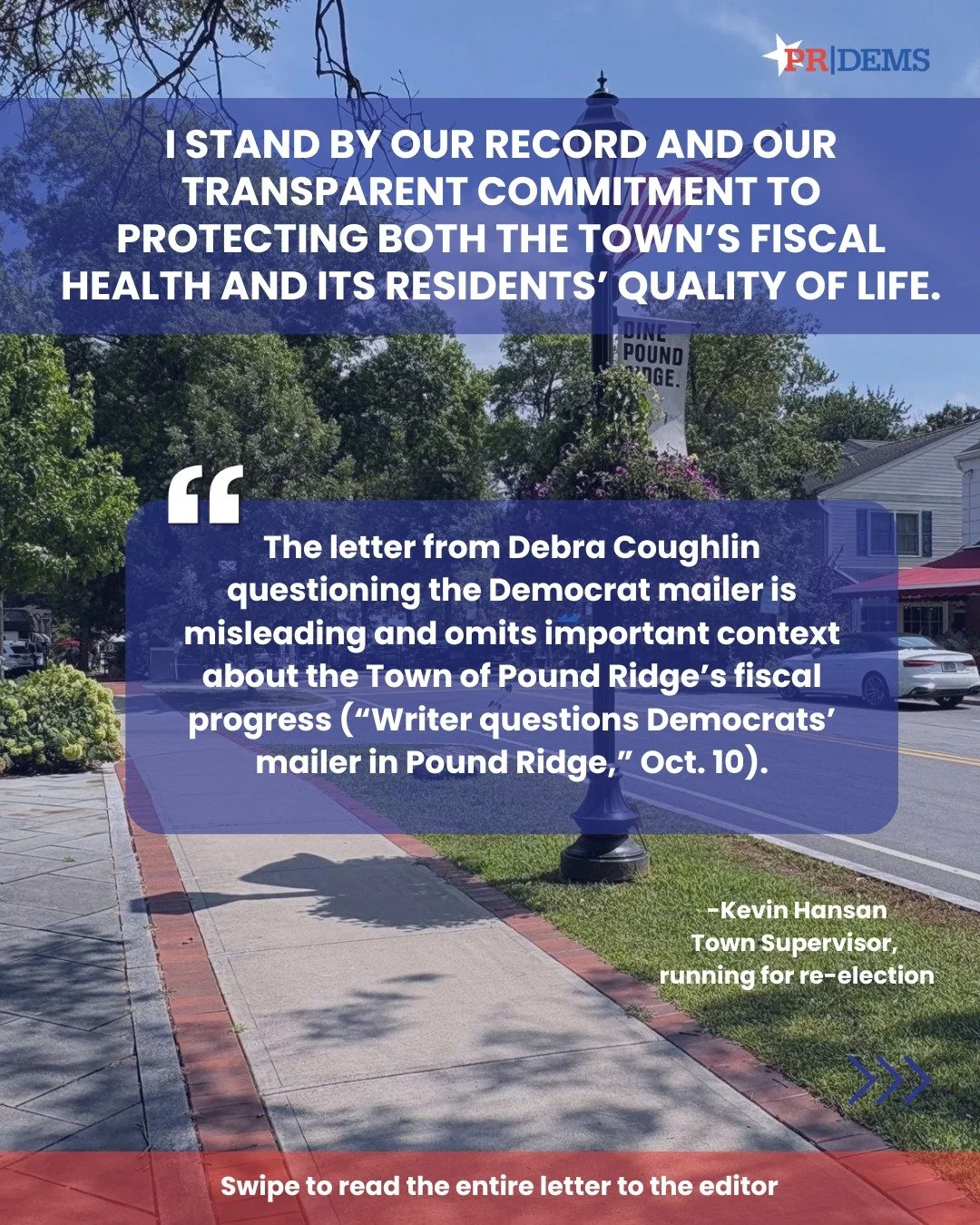Last week, The Recorder published a detailed Letter to the Editor from Town Supervisor Kevin Hansan addressing recent claims by Debra Coughlin.

In his response, Hansan calls the piece &ldquo;misleading and missing important context&rdquo; and outlin
