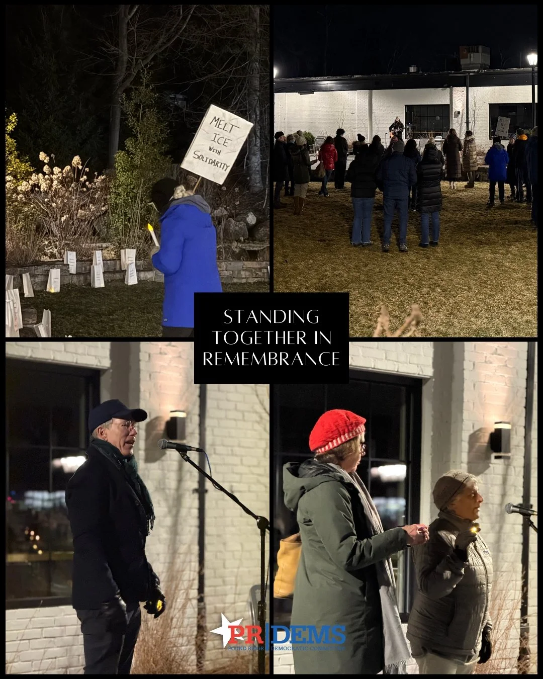 Thank you to everyone who came out to the Pound Ridge Village Green to stand together in remembrance and solidarity.

Thank you to our speakers Elyse Arnow, Ellen Ivens, Trevor Velez, and John Needham, and to musician Alex Cano for a powerful perform