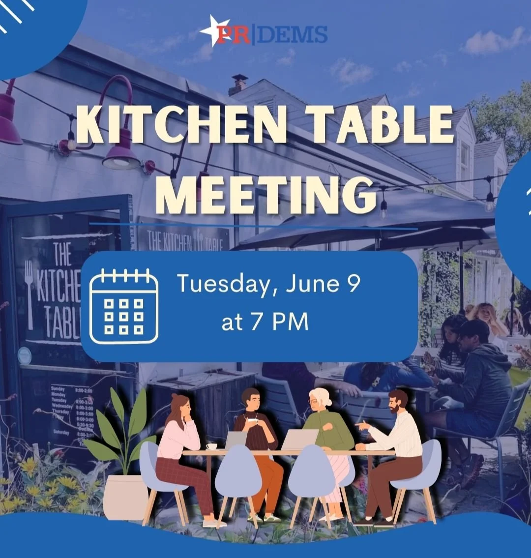 Don't miss our monthly meeting tomorrow, Tuesday June 9th, at 7 PM at The Kitchen Table.

Location: The Kitchen Table at Pound Ridge

Time: Tuesday, June 9th at 7 PM

Come out for an evening of conversation, connection, and important updates. We'll a