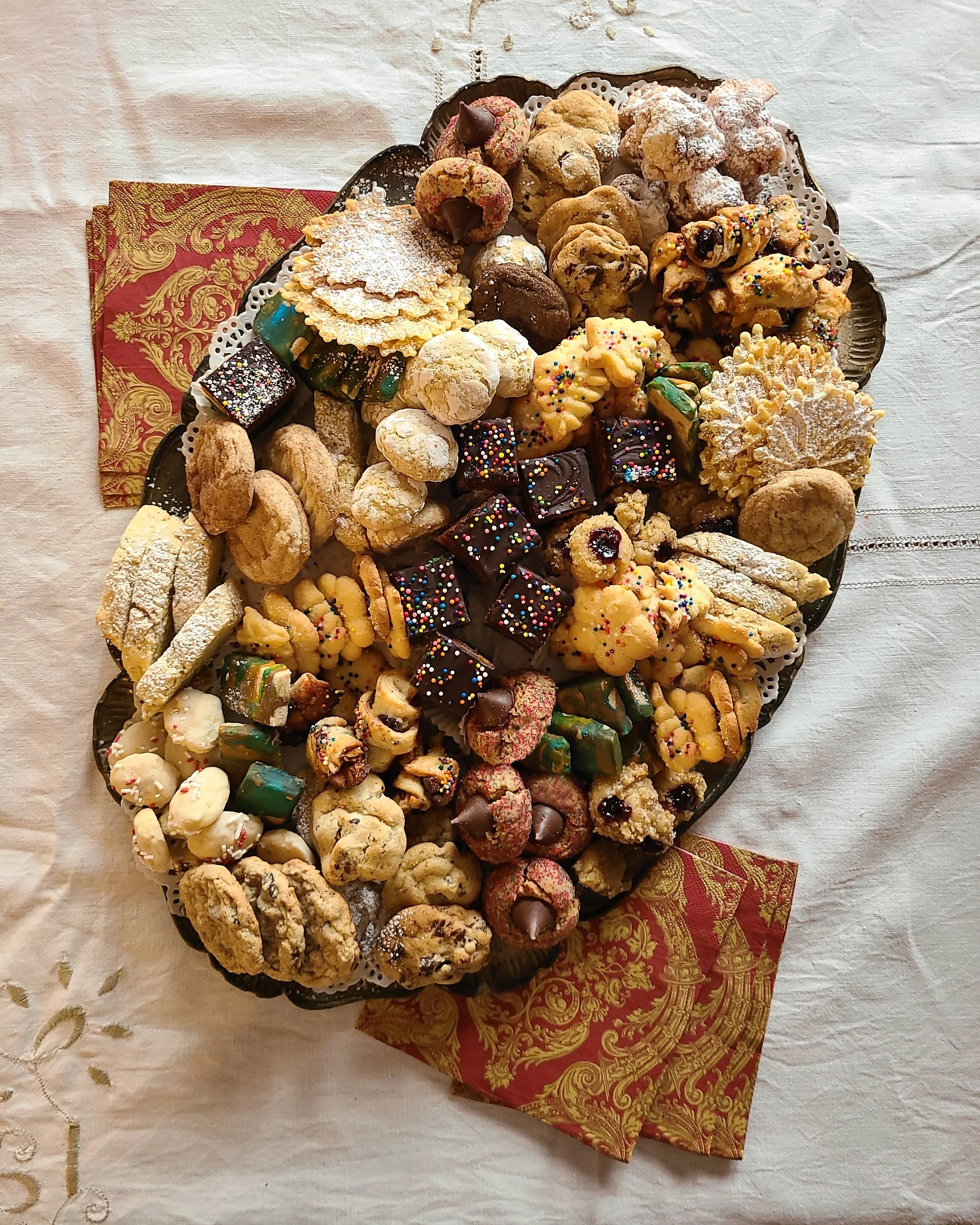 Family Christmas Cookie Tray
