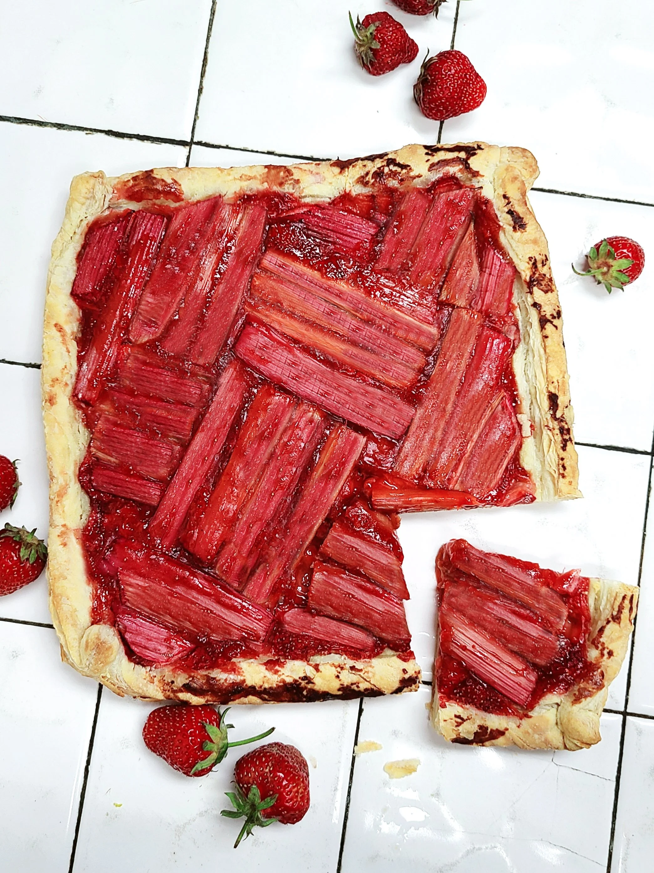 Strawberry-Rhubarb Tart