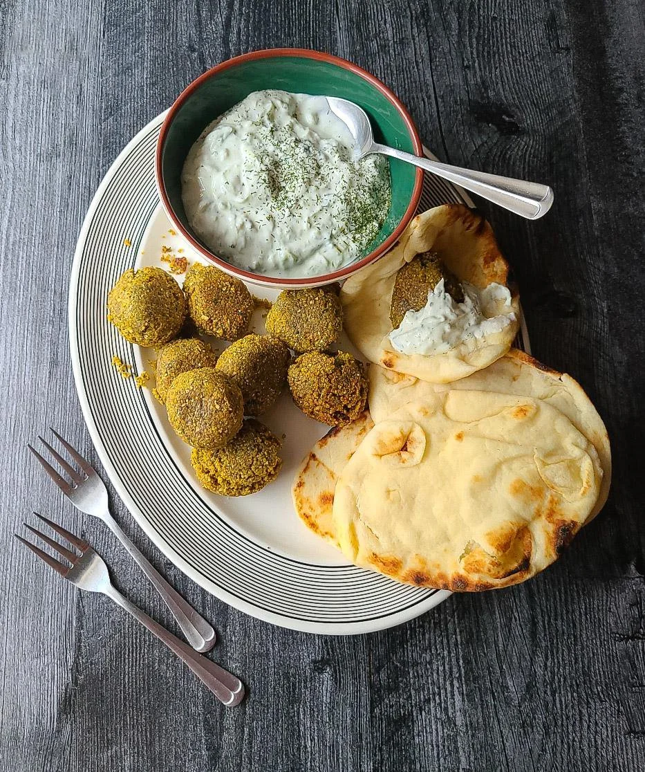 Falafel with Tzatziki Sauce