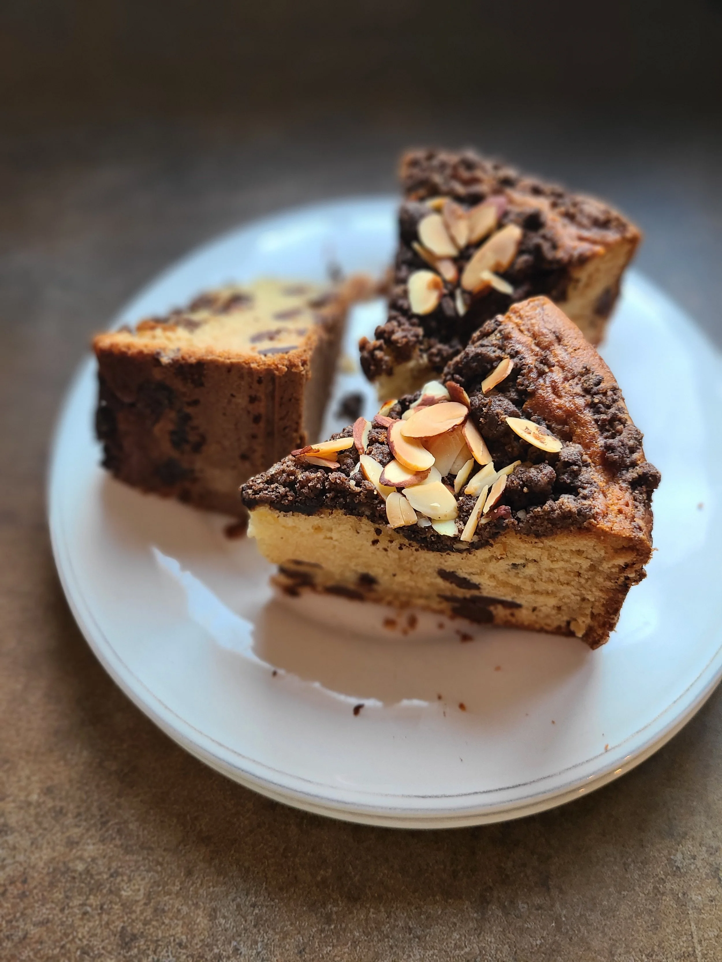 Bittersweet Chocolate Chip Coffee Cake
