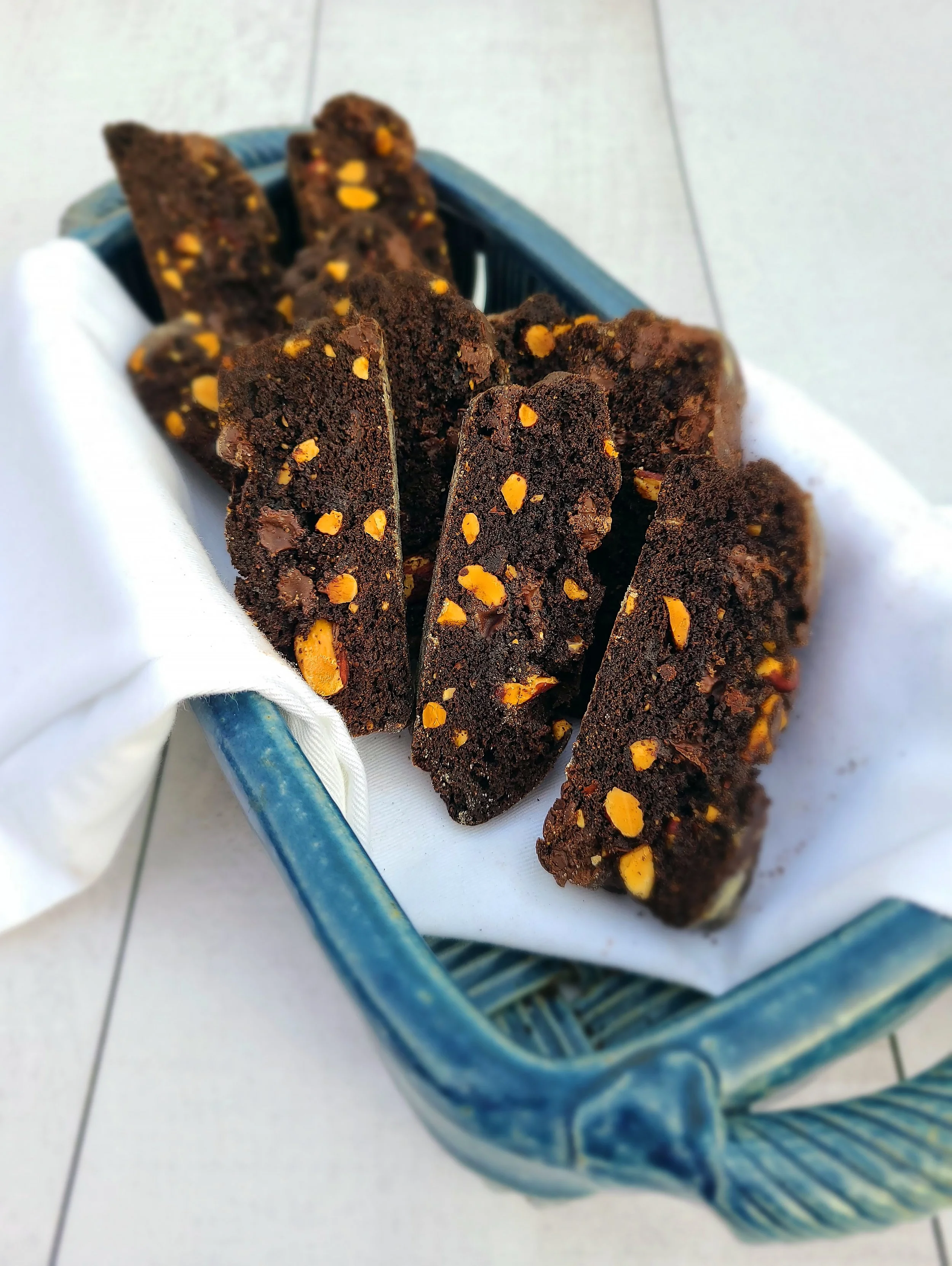 Double Chocolate Almond Biscotti 