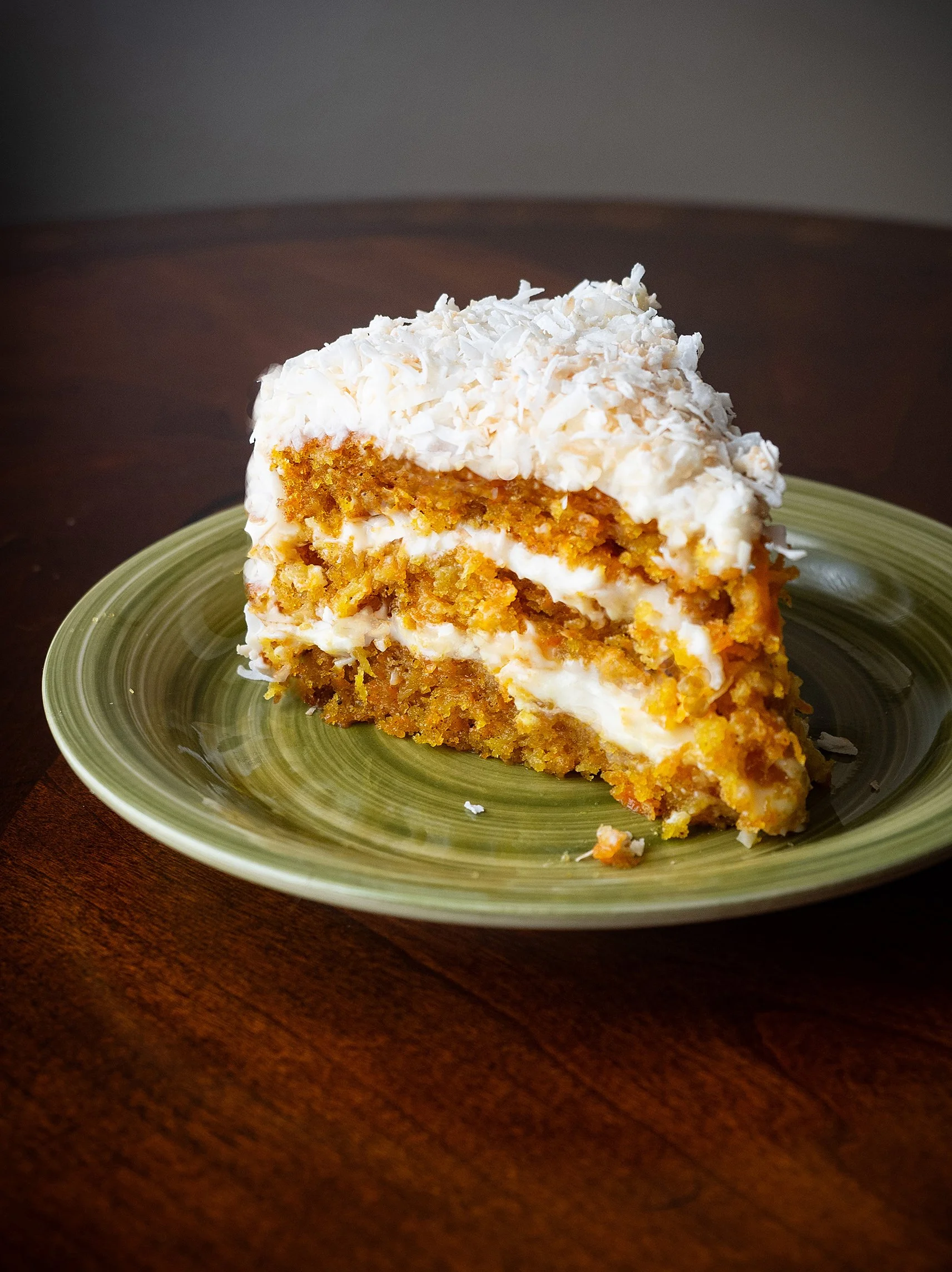 Tropical Carrot Cake with Coconut Cream Cheese Frosting